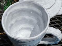 Tasse en grès italien Vietri « Incanto Mare » du début du 21e siècle, lot de 6