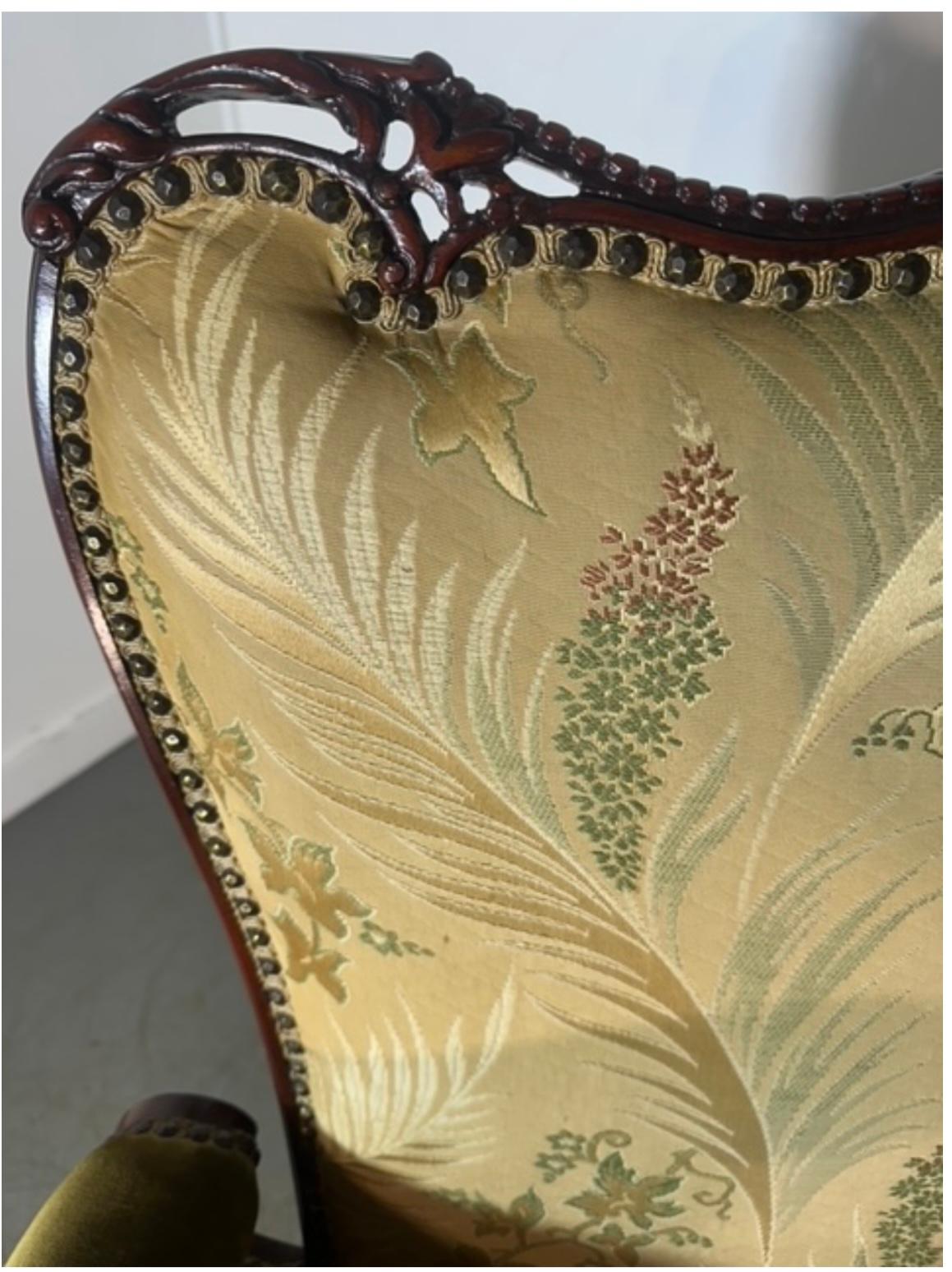 Frühe Bergere / Kaminstühle des 2. Jahrhunderts von Grosfeld House im Angebot 7