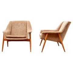 Sedia Cassina Easy Lounge modello 854 dei primi anni '50, set di 2 pezzi