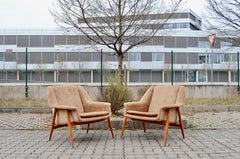 Early 50ties Cassina Easy Lounge Chair Model 854 Set of 2