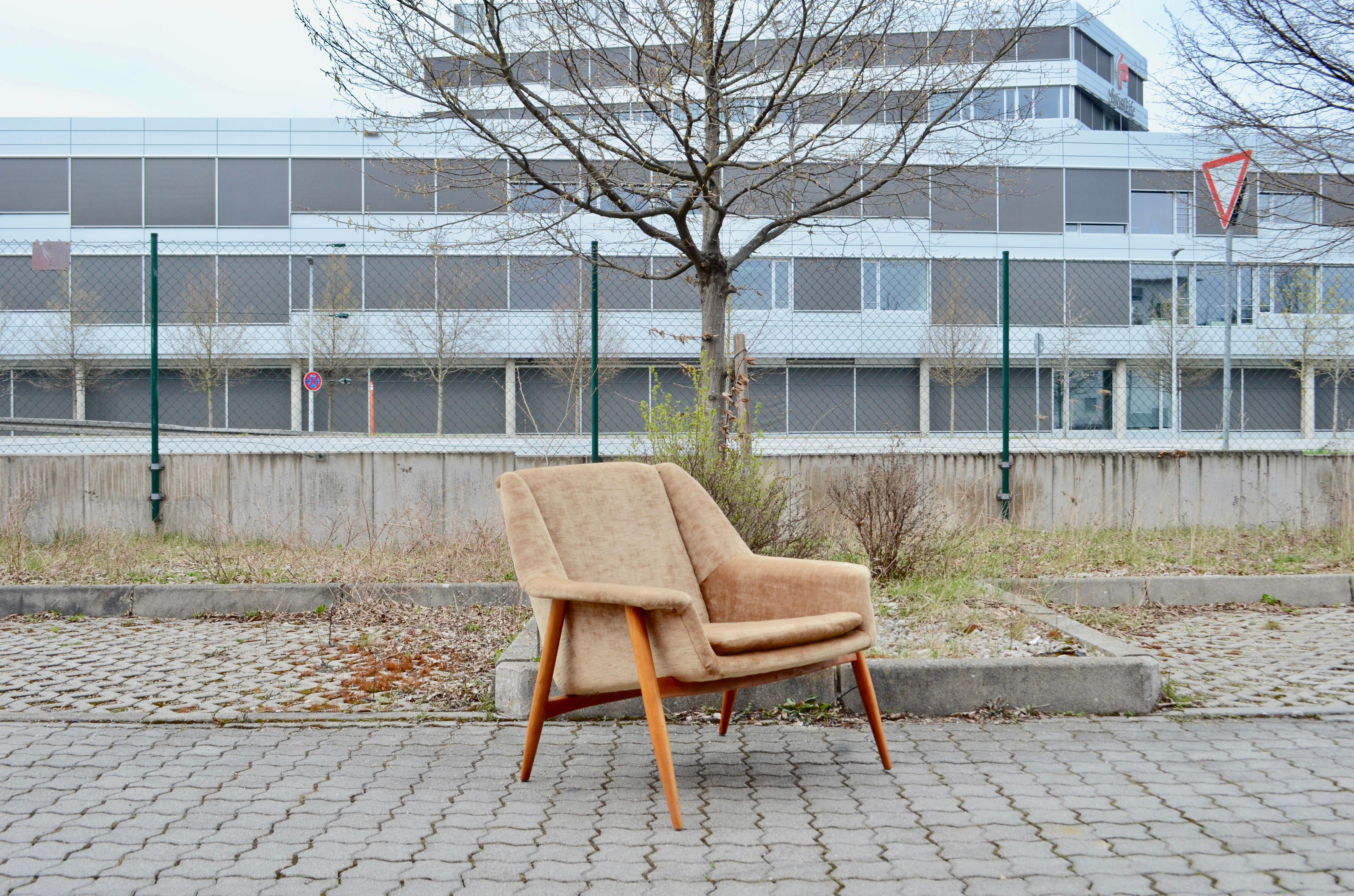 Mid-Century Modern Early 50ties Cassina Easy Lounge Chair Model 854 Set of 2  For Sale