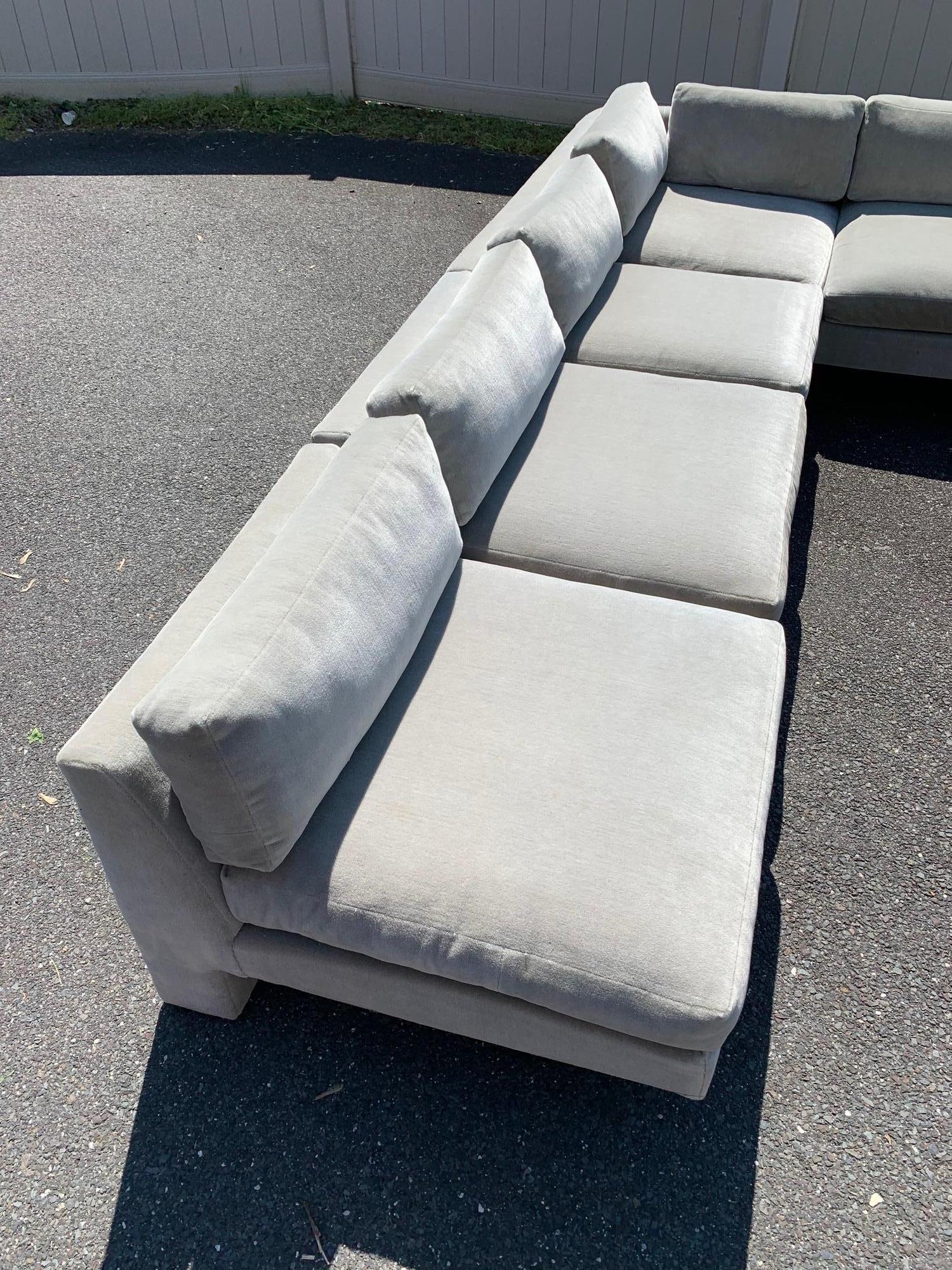 outdoor modular sectional on Early 6 Piece Vladimir Kagan Omnibus Modular Sectional Sofa With Ottoman 1963 At 1stdibs