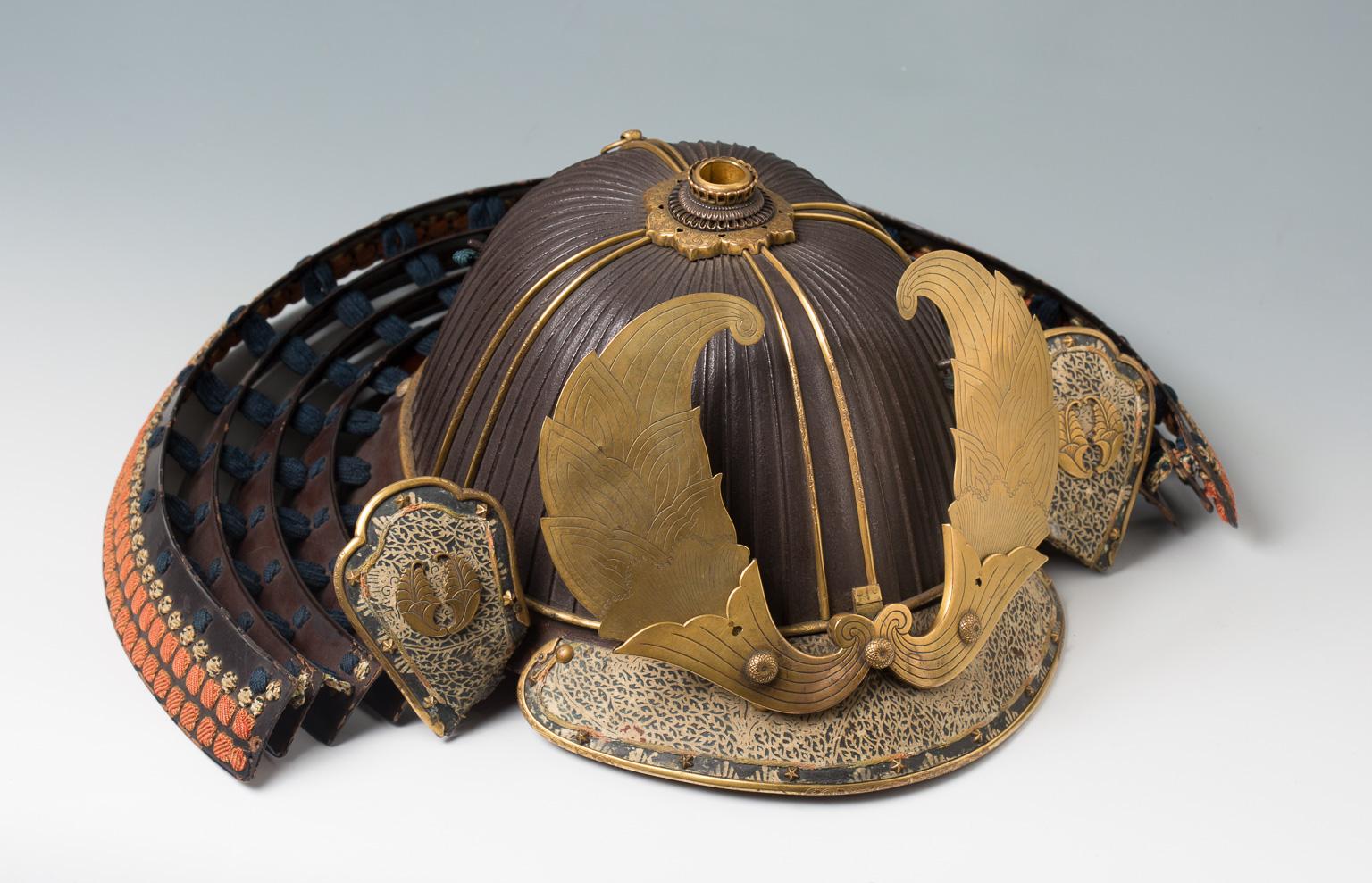 Japanese Early 62-Plates Samurai Helmet 'Kabuto' from the Nabeshima Clan by Nobutaka