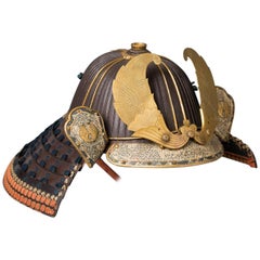 Casque de samouraï ancien à 62 plaques 'Kabuto' du clan Nabeshima par Nobutaka