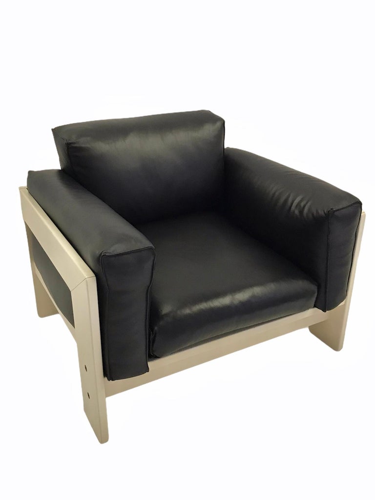 Early 70s Bastiano Lounge Chair by Afra and Tobia Scarpa for Knoll at