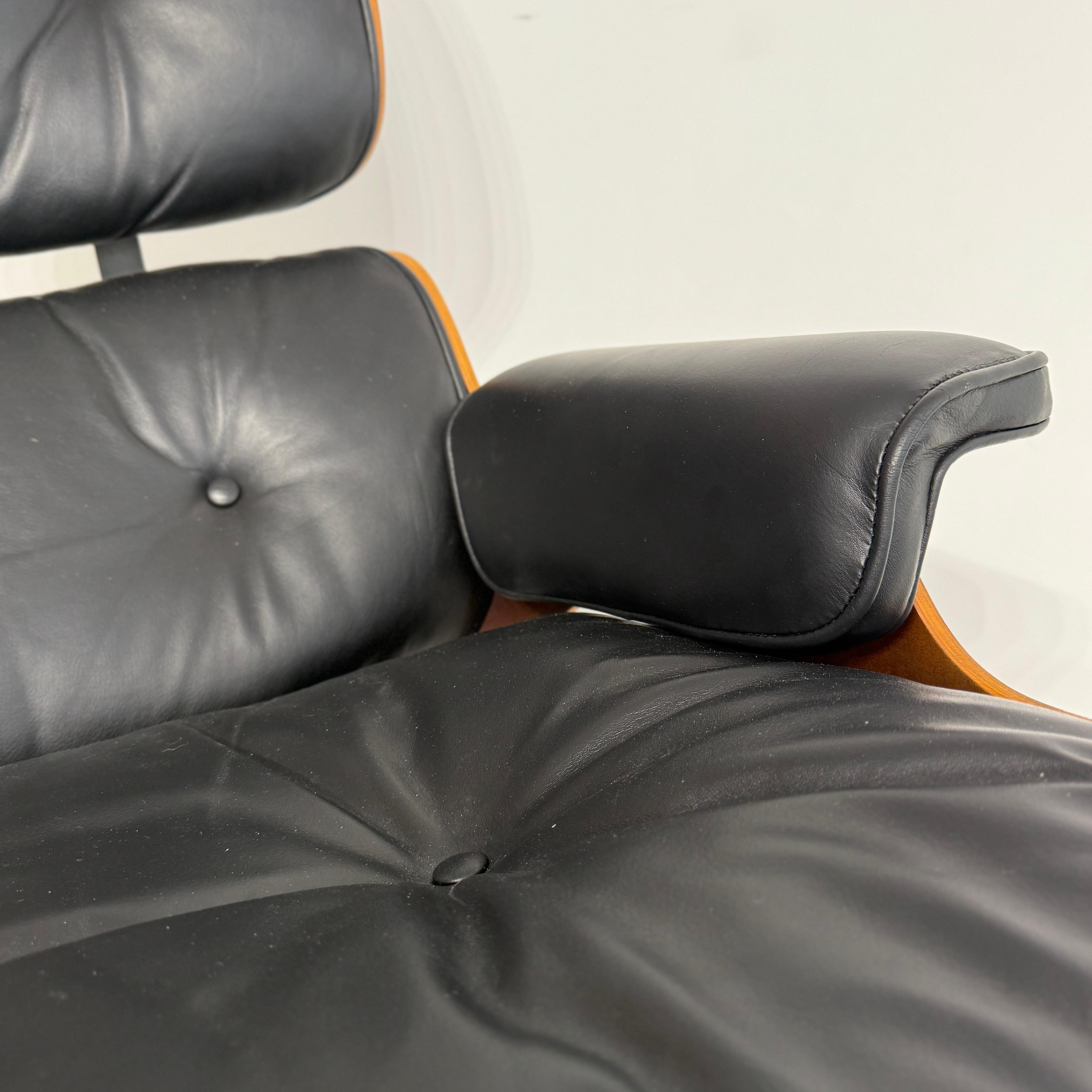 Herman Miller mid 70's Brazilian rosewood Eames lounge chair  670 671  in LONDON For Sale 8