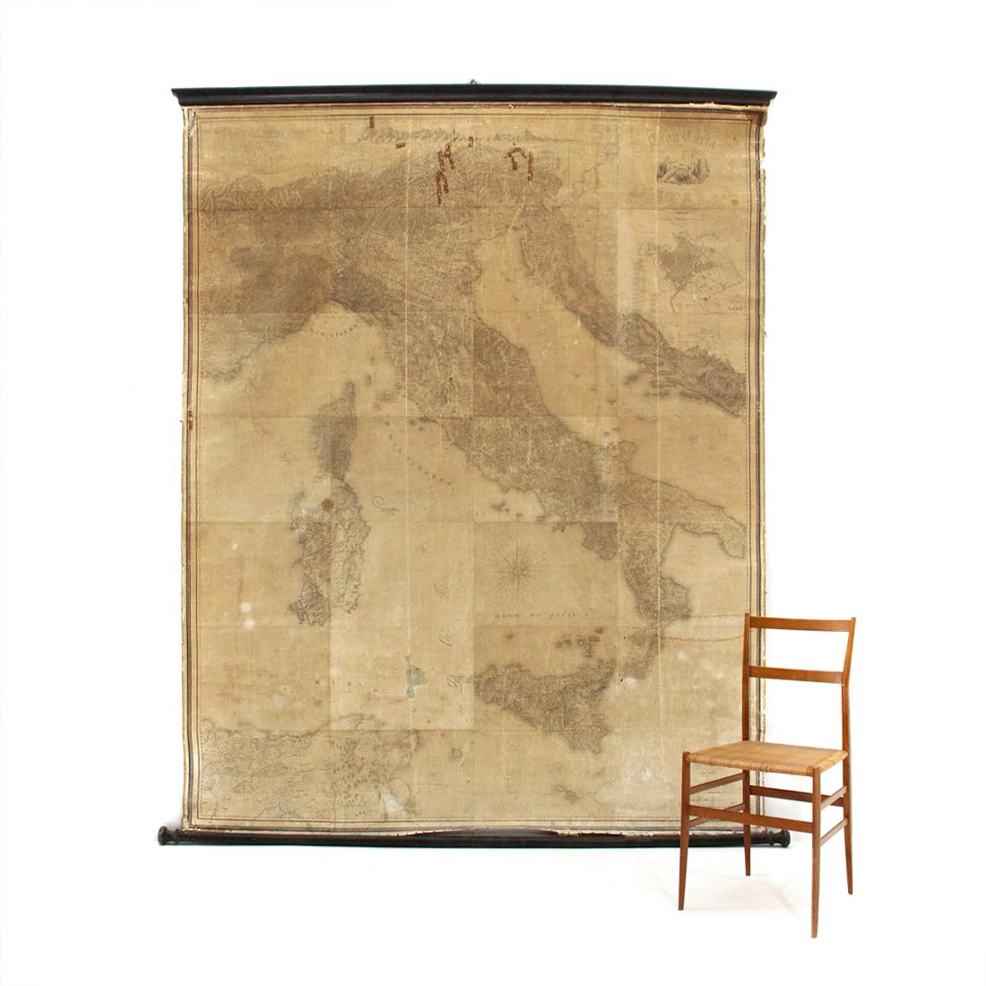 Early ‘900 map of ‘Gran Carta d’Italia’ by Stabilimento Giuseppe Civelli 6