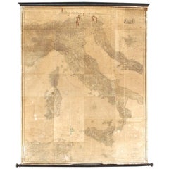 Early ‘900 map of ‘Gran Carta d’Italia’ by Stabilimento Giuseppe Civelli