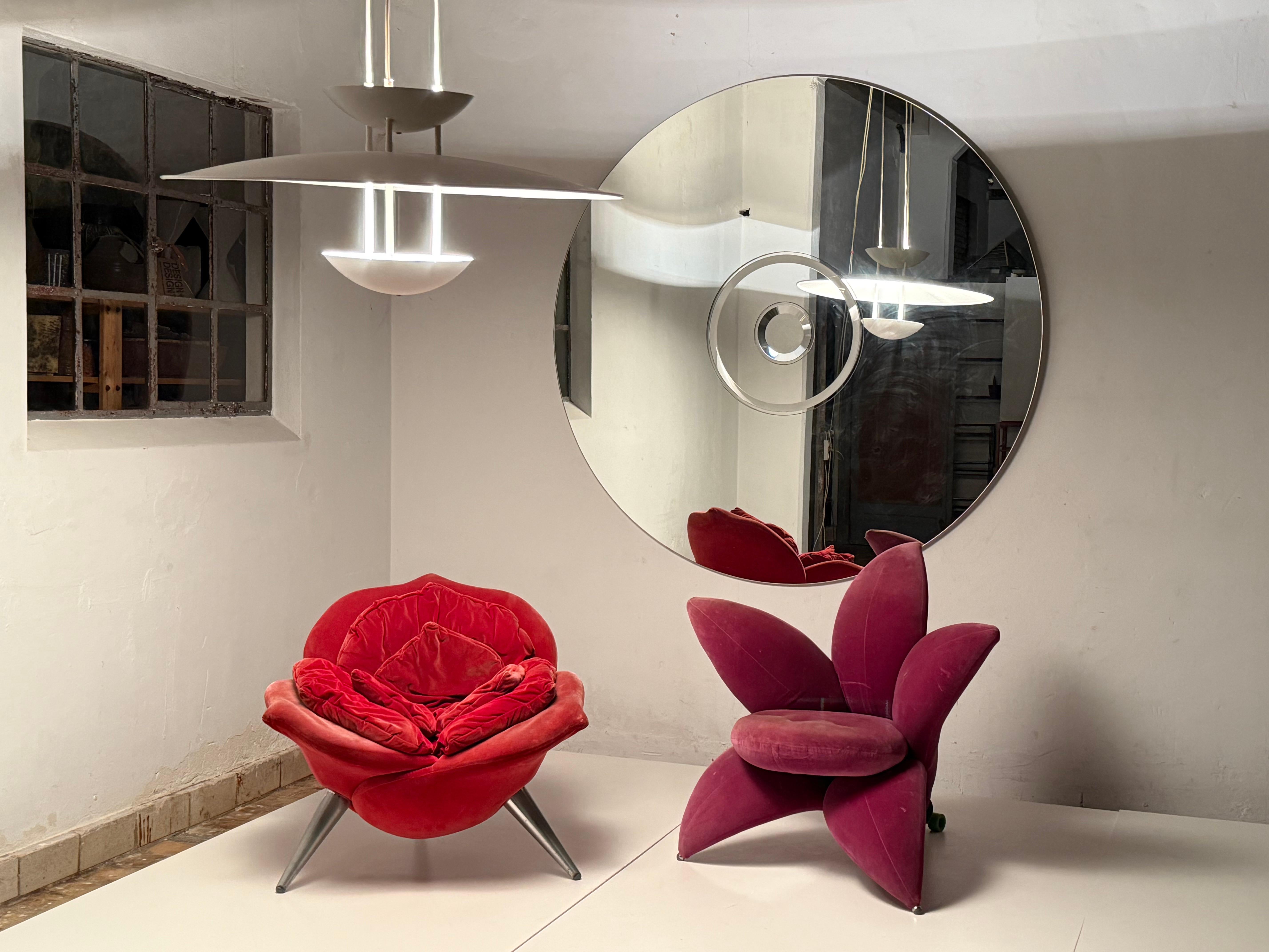 Frühe 90er Jahre Produktion Getsuen & Rose Lounge Chairs Masanori Umeda für Edra Italien im Angebot 2