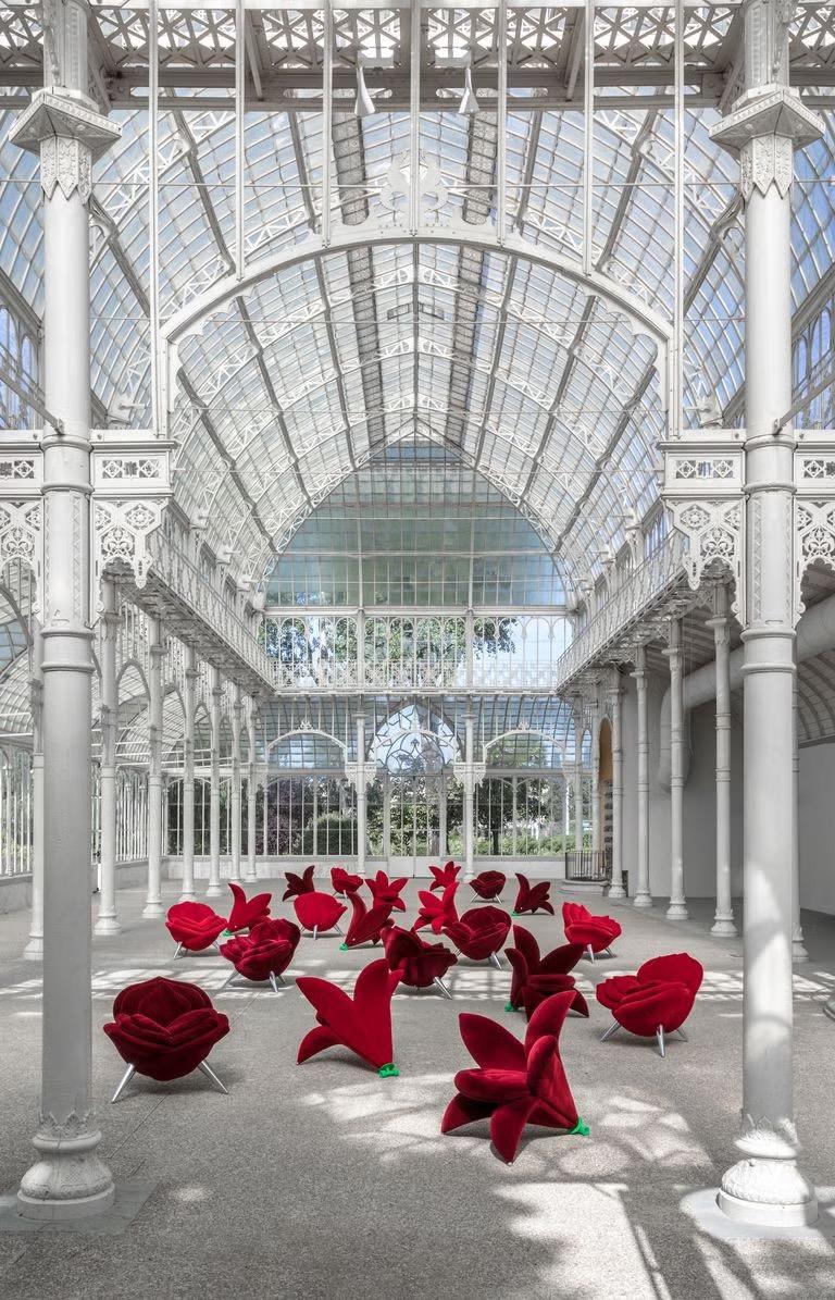 Frühe 90er Jahre Produktion Getsuen & Rose Lounge Chairs Masanori Umeda für Edra Italien (Italienisch) im Angebot