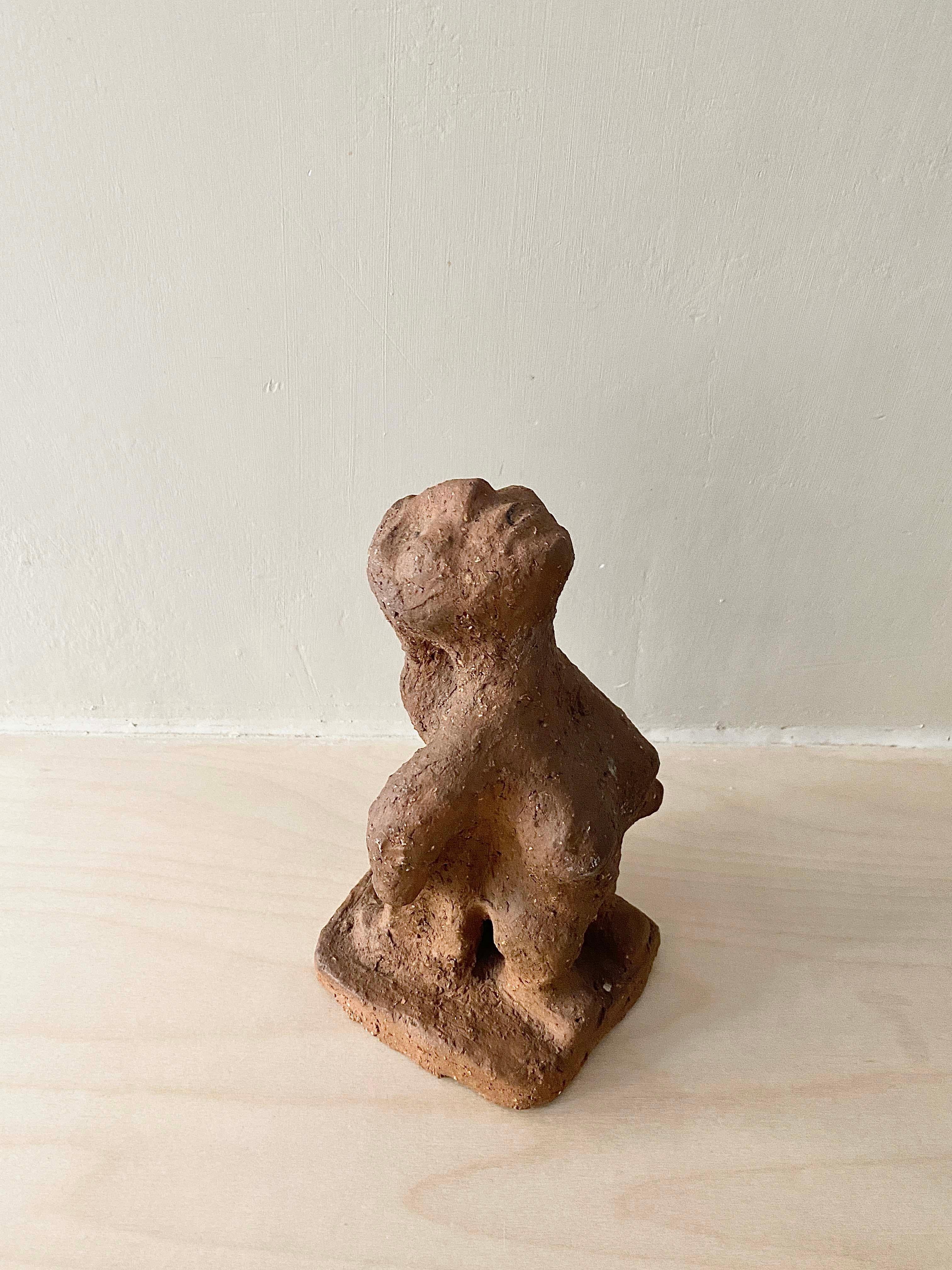 Early abstract / biomorph ceramic sculpture, Henry Heerup In Excellent Condition For Sale In AMSTERDAM, NL