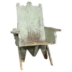 Early Adirondack Lounge Chair Antique Early Adirondack Lounge Chair