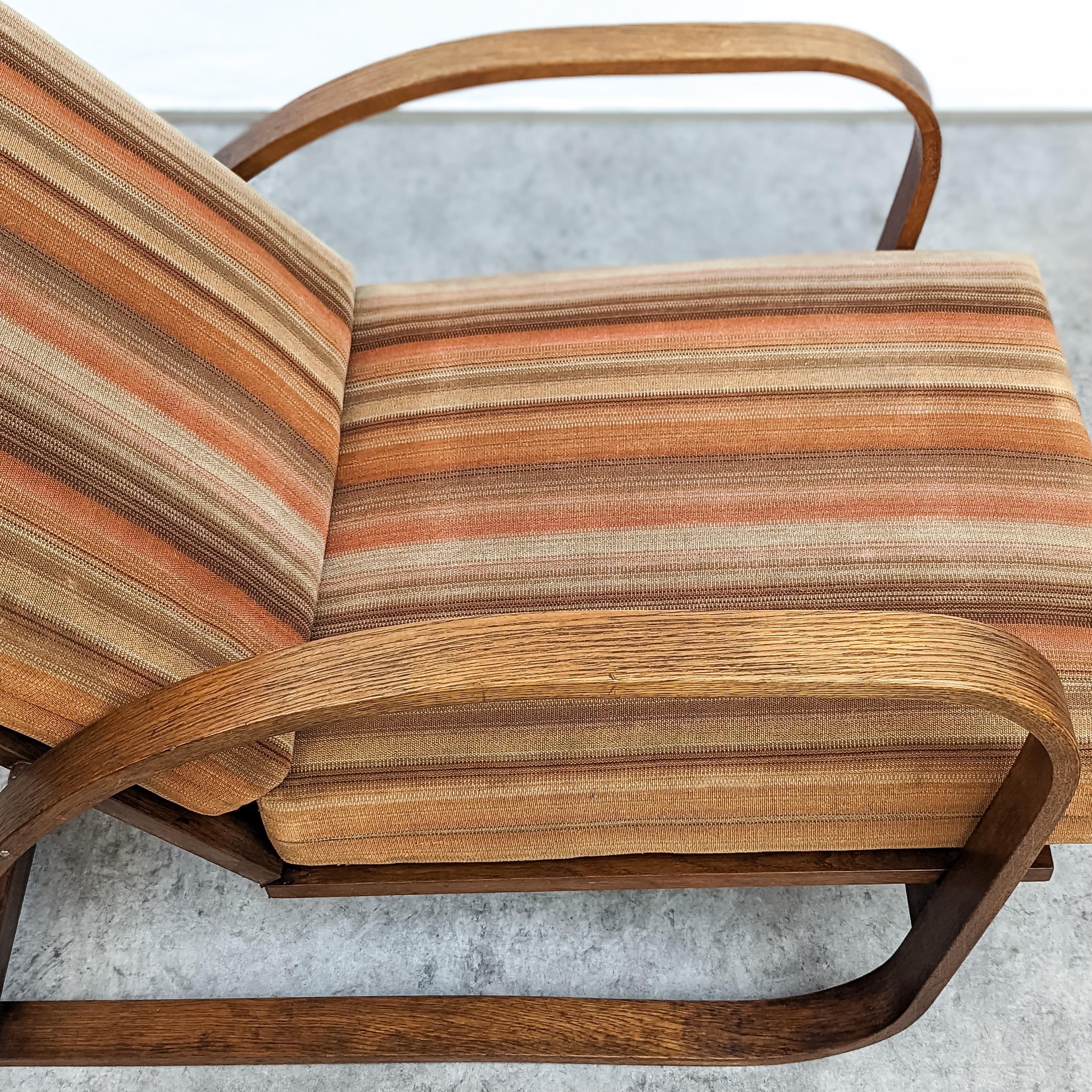 Early Adjustable Lounge Chair by Jindrich Halabala for Up Zavody 8