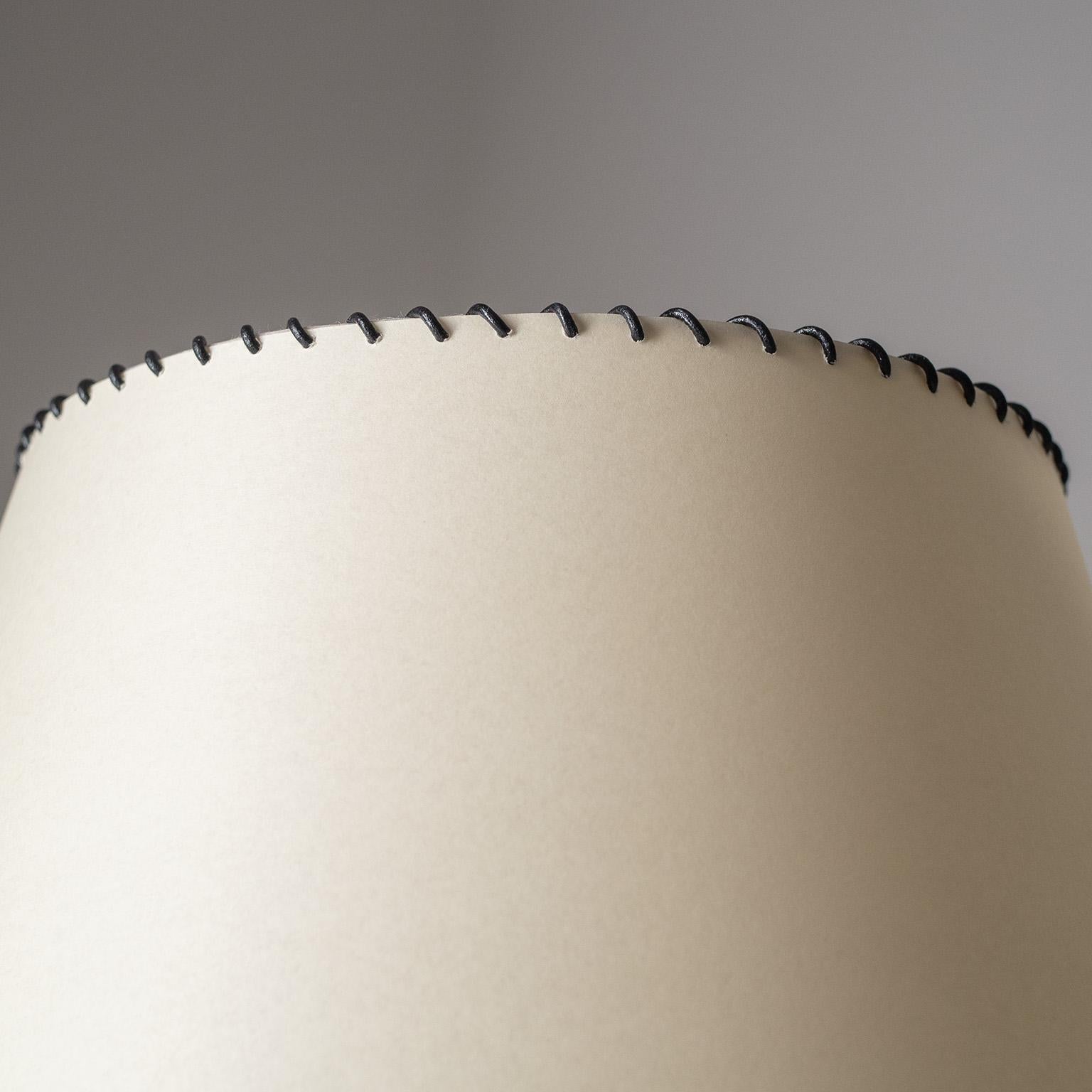 Early Adnet Table Lamp, circa 1925, Oak, Parchment Shade 4