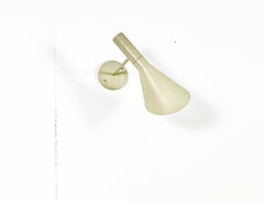 Early AJ Visar wall scone designed by Arne Jacobsen for Louis Poulsen