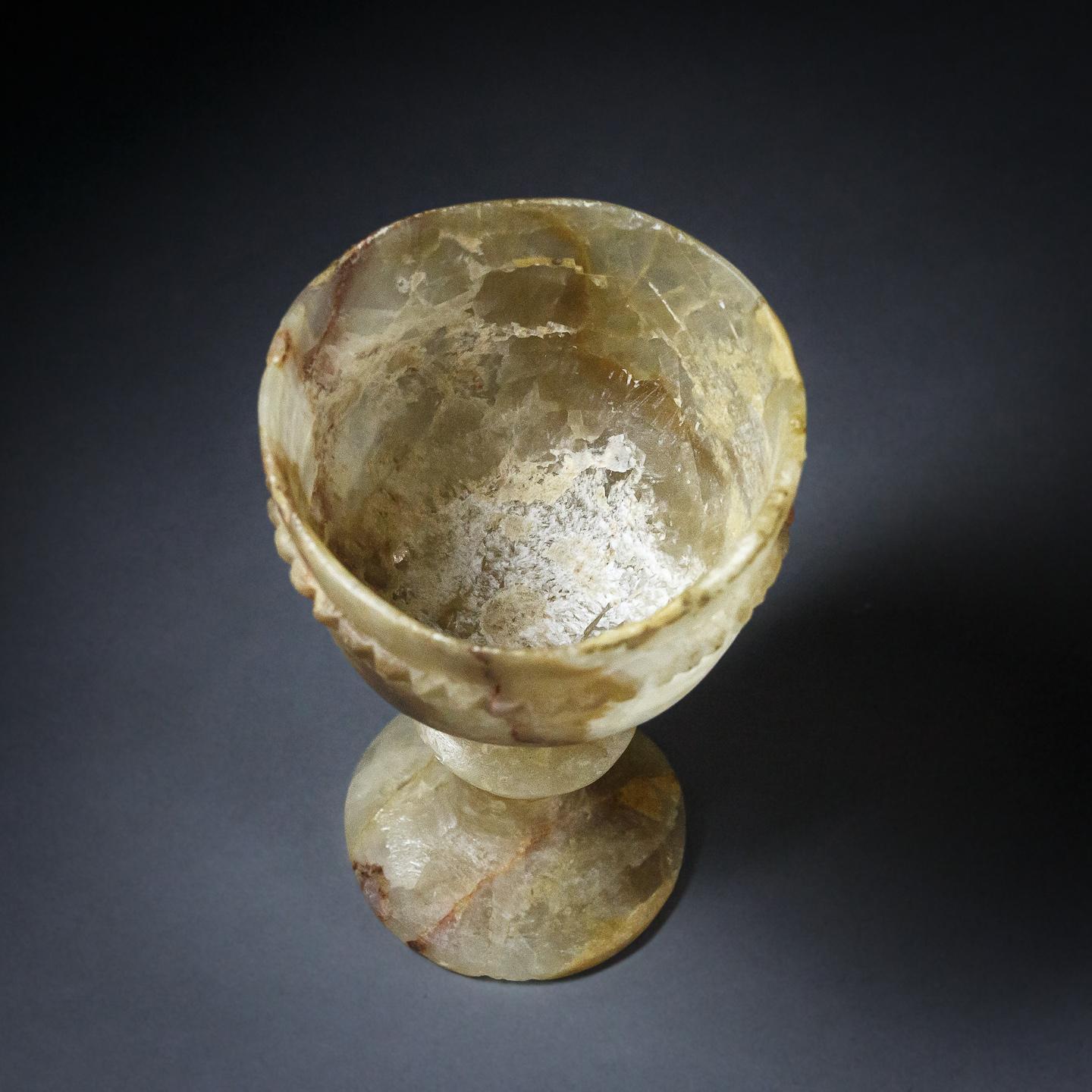 Early Alabaster Mass Chalice, Eastern Roman Empire, circa 3rd - 5th Century 4