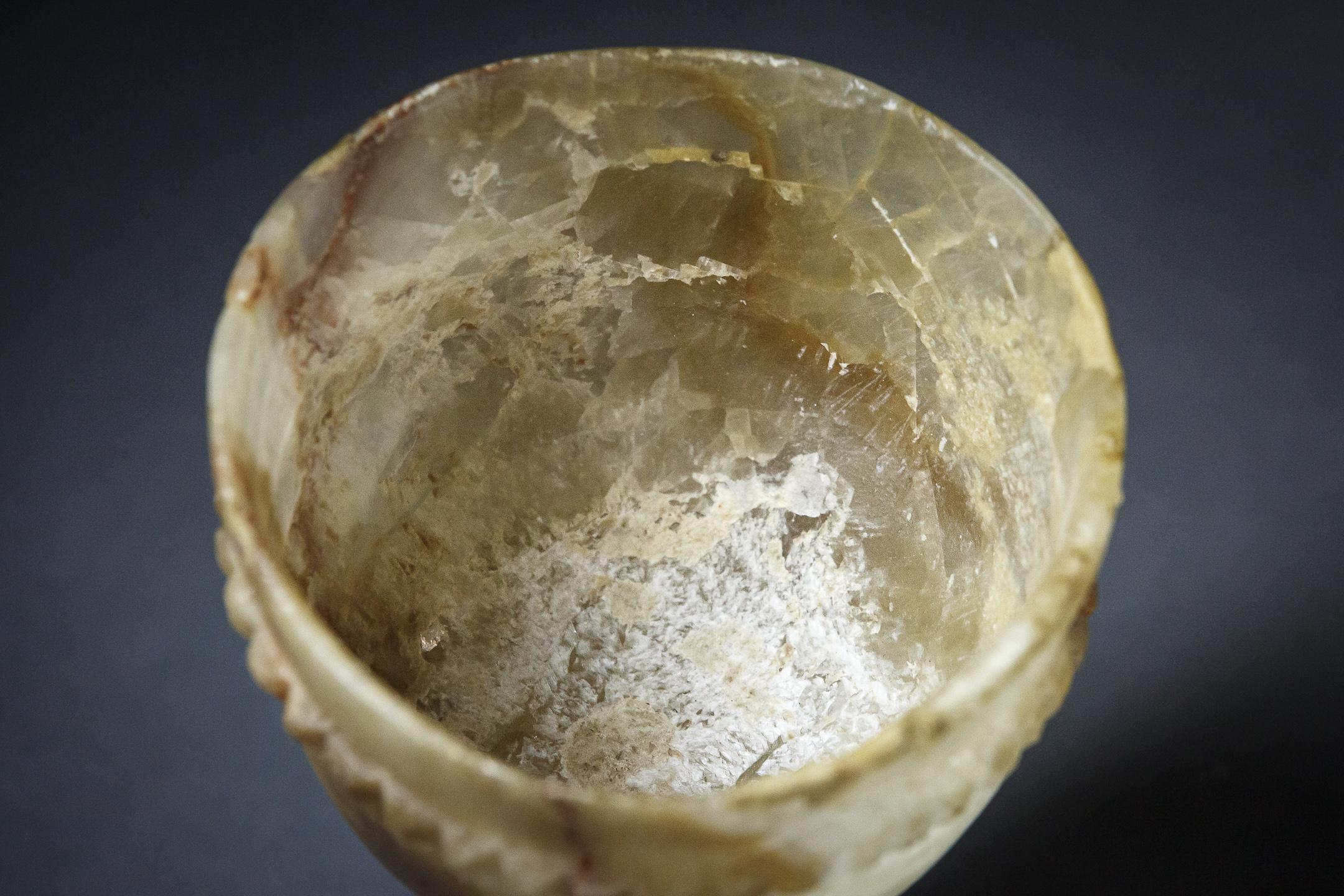 Early Alabaster Mass Chalice, Eastern Roman Empire, circa 3rd - 5th Century 5