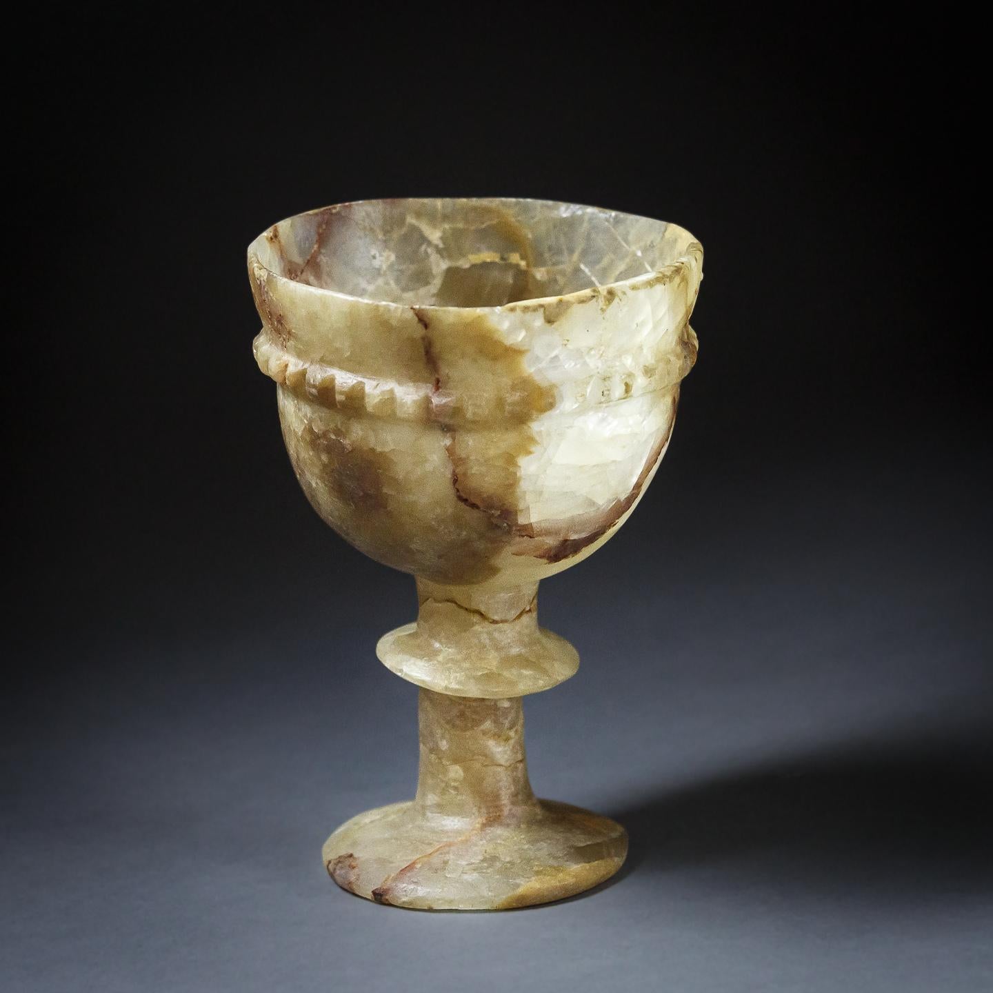 Early Alabaster Mass Chalice, Eastern Roman Empire, circa 3rd - 5th Century 3