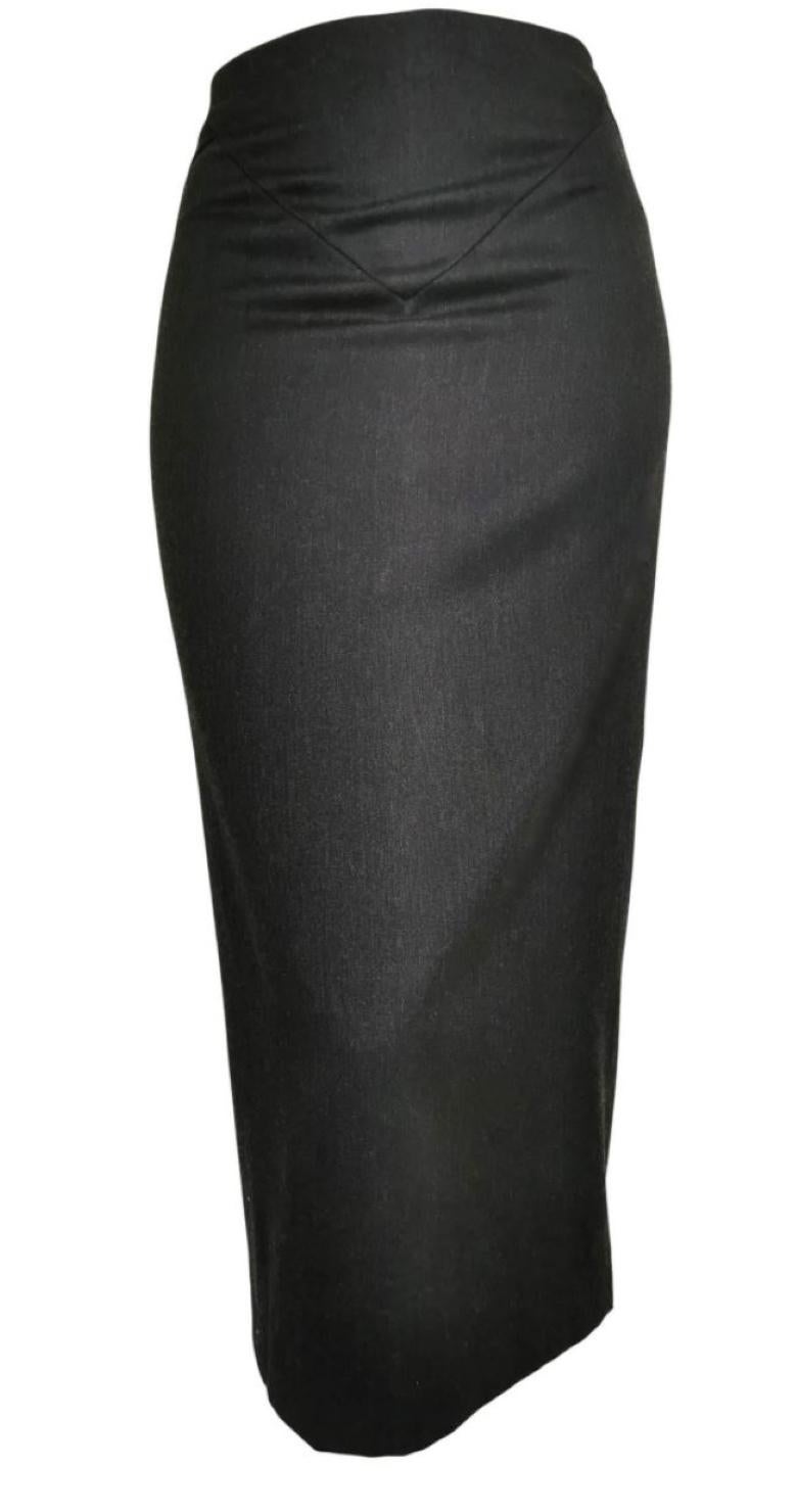 Nero Costume da abito da passerella Alexander McQueen Giovanna d'Arco 1998 AW98 in vendita