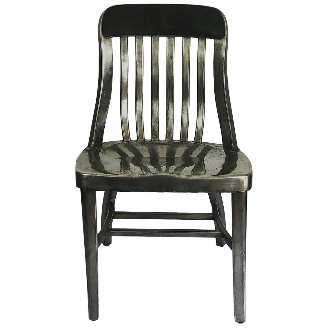Early Aluminum Chair by General Fireproofing