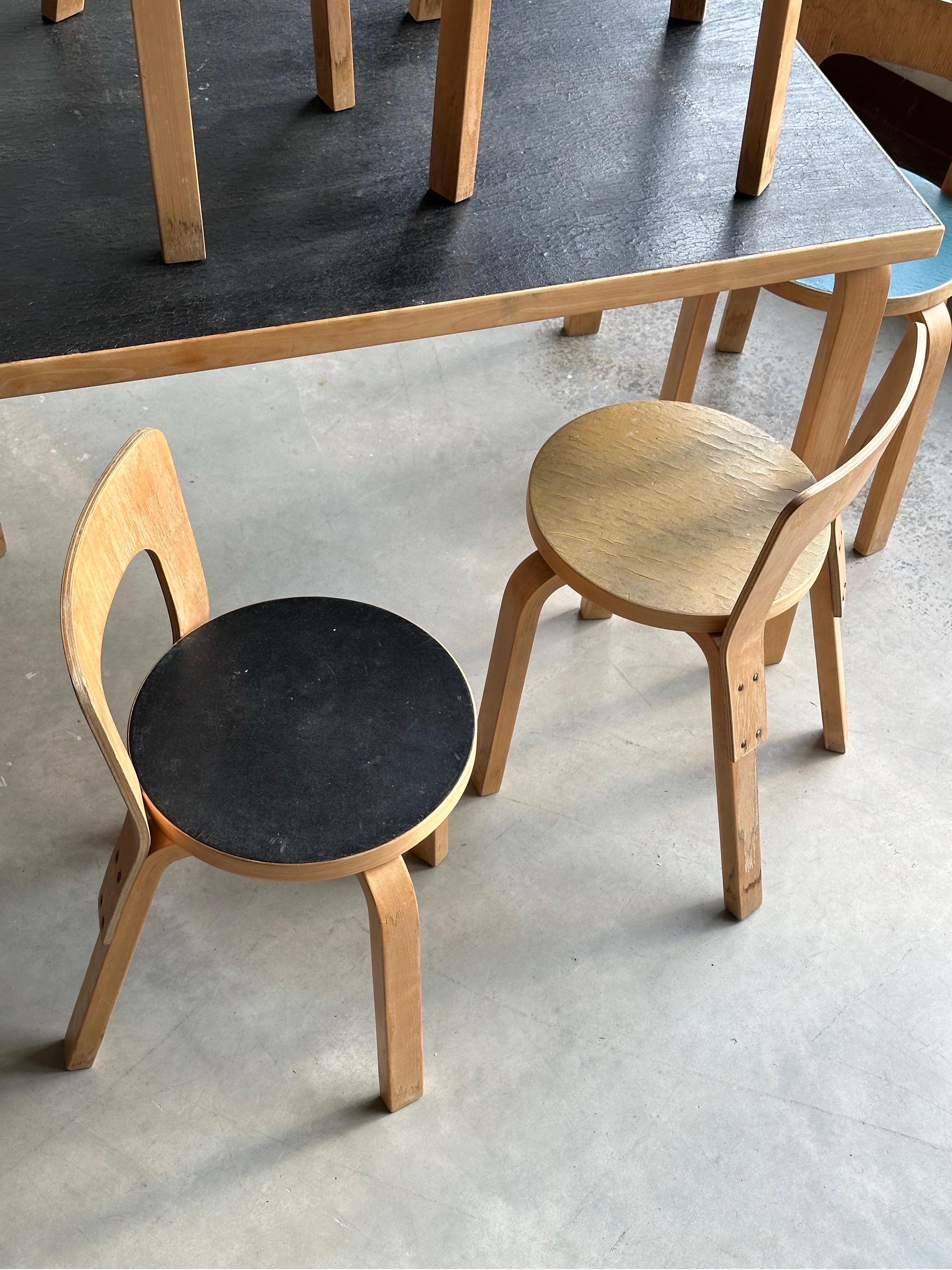 Juego de comedor temprano Alvar Aalto S.1940 en venta 3