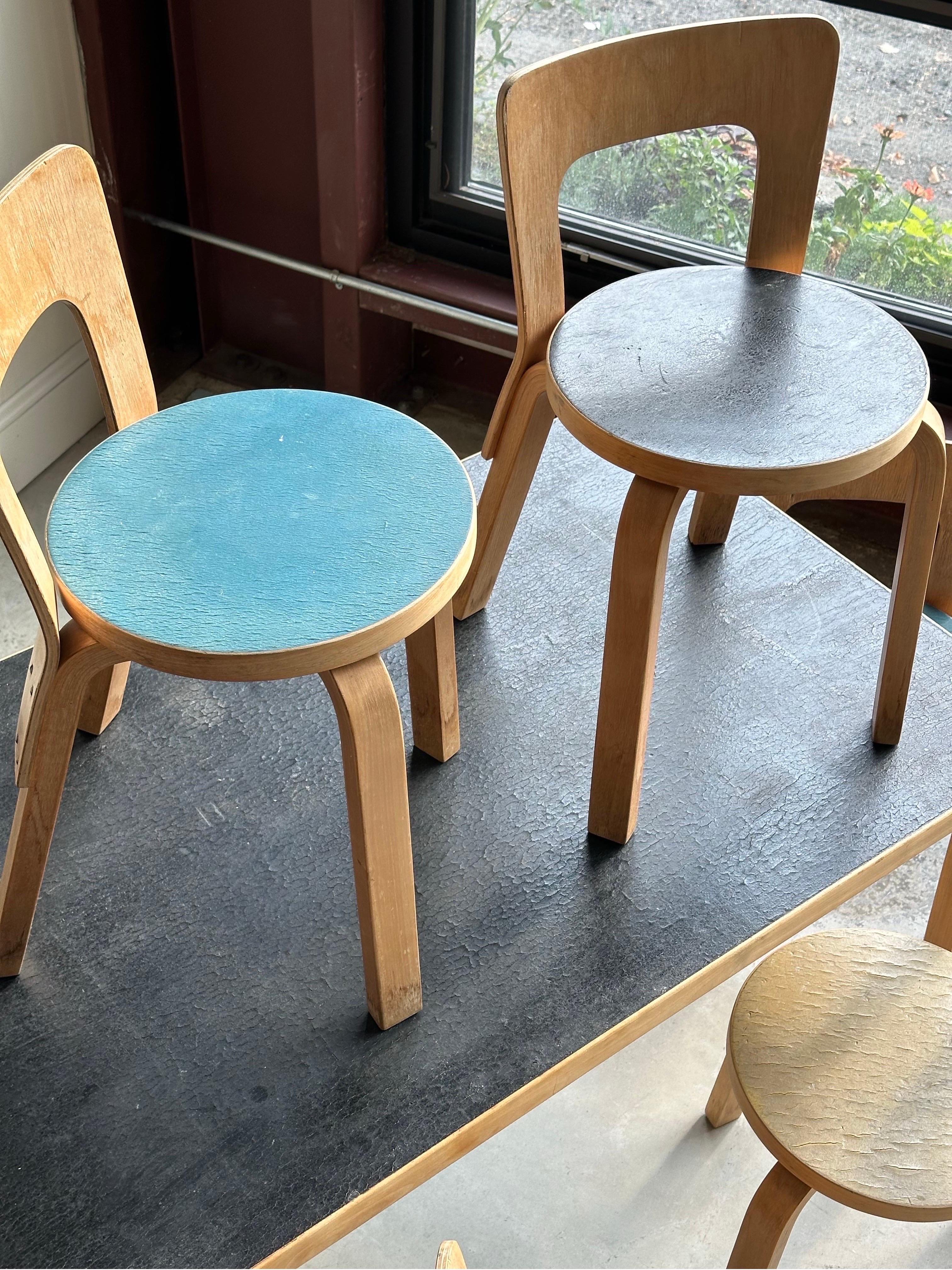 Juego de comedor temprano Alvar Aalto S.1940 en venta 6