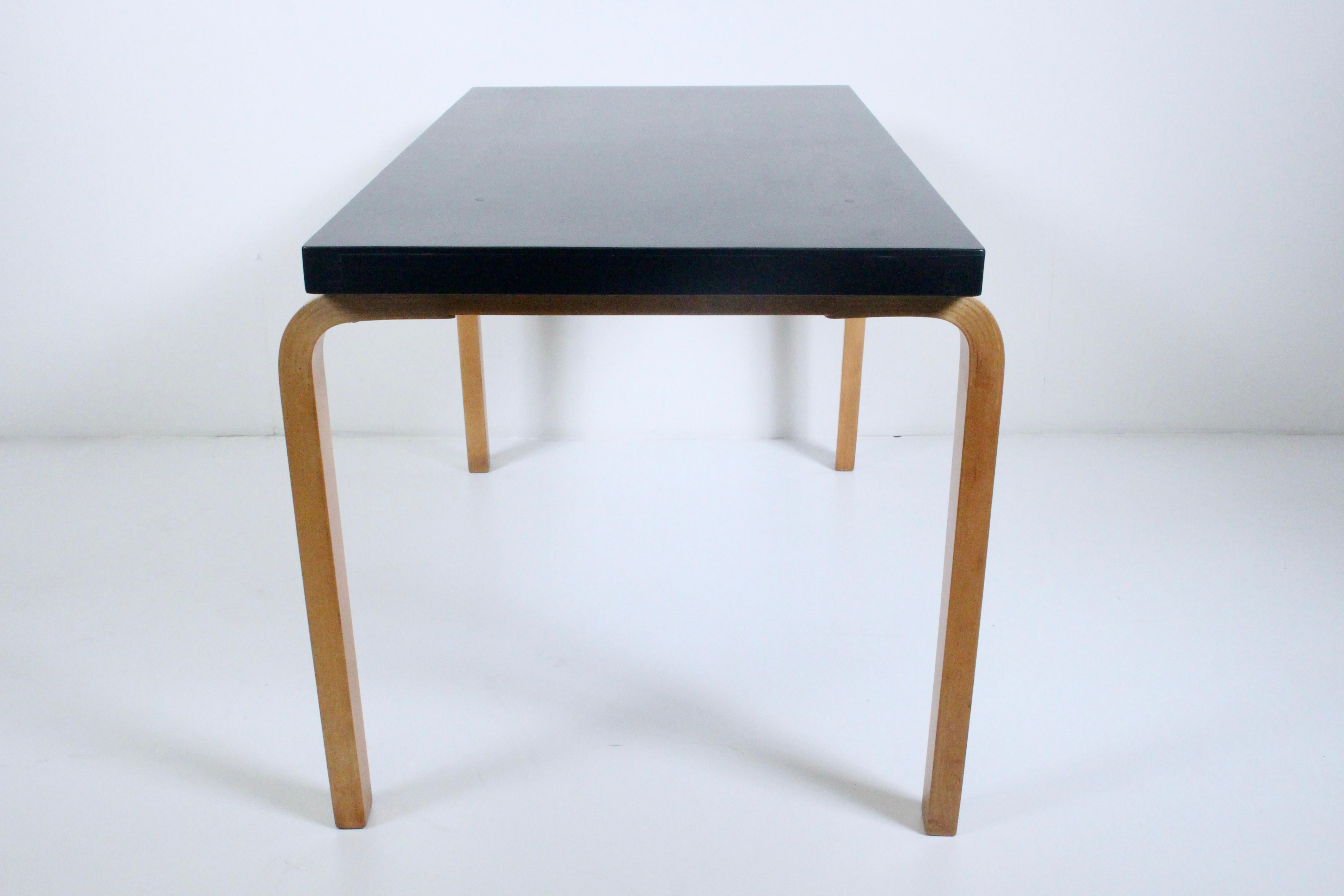 Enamel Early Alvar Aalto Finsven Inc. Occasional Table For Sale
