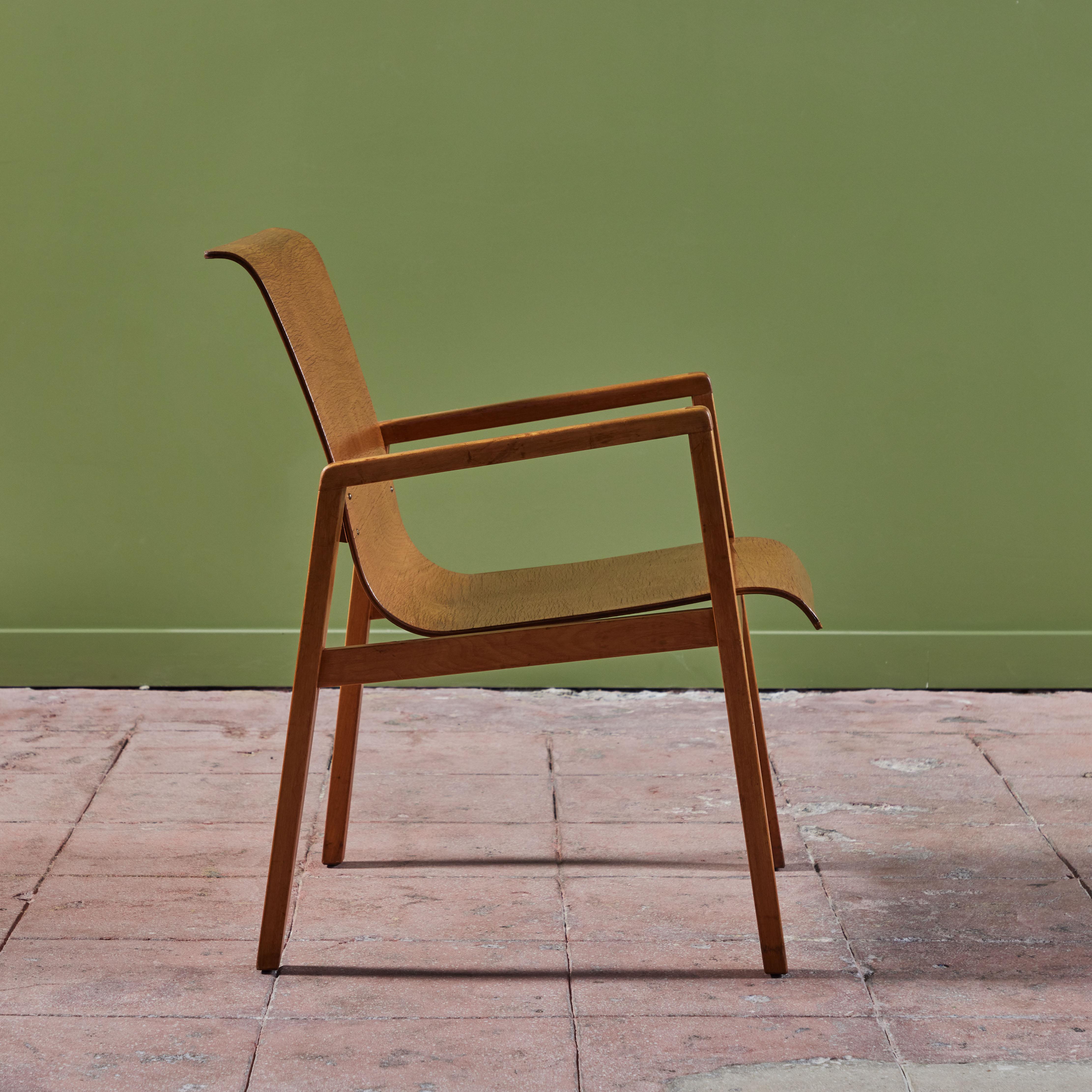 Early Alvar Aalto 'Hallway' Chair 'Model 403' for Finmar In Good Condition For Sale In Los Angeles, CA