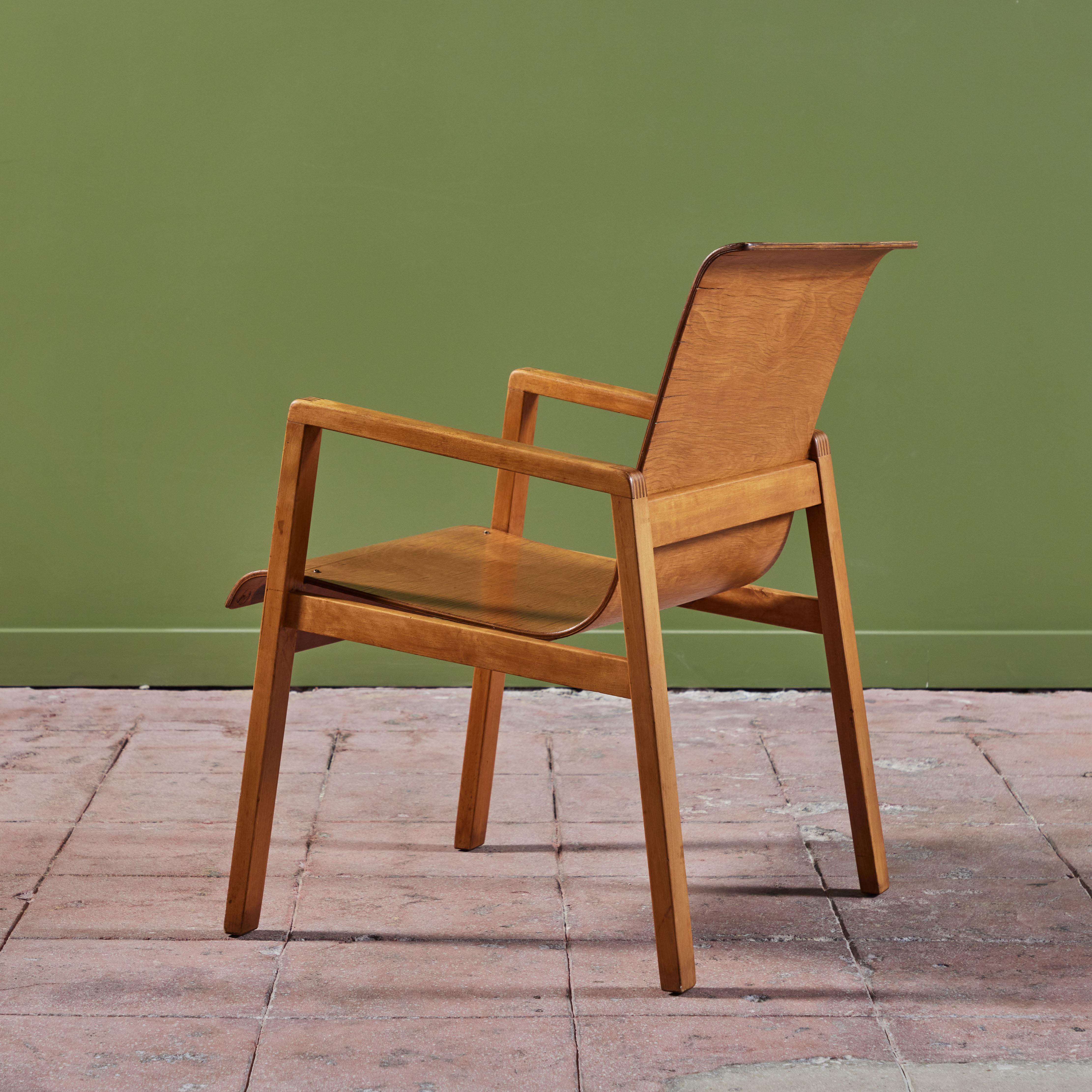 20th Century Early Alvar Aalto 'Hallway' Chair 'Model 403' for Finmar For Sale