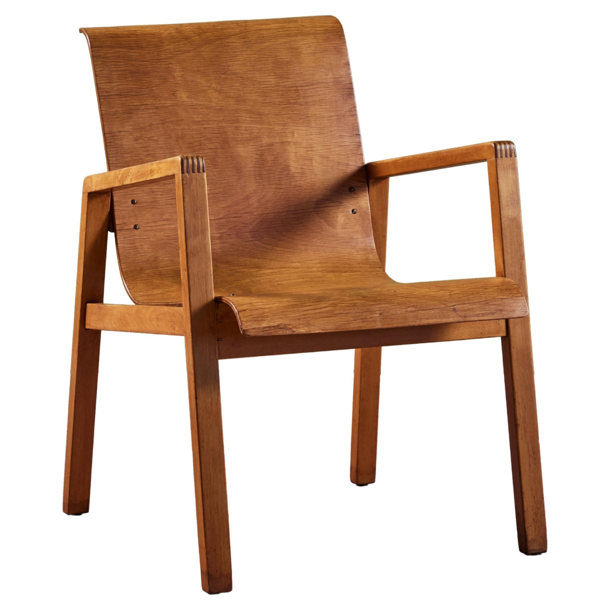 Early Alvar Aalto 'Hallway' Chair 'Model 403' for Finmar