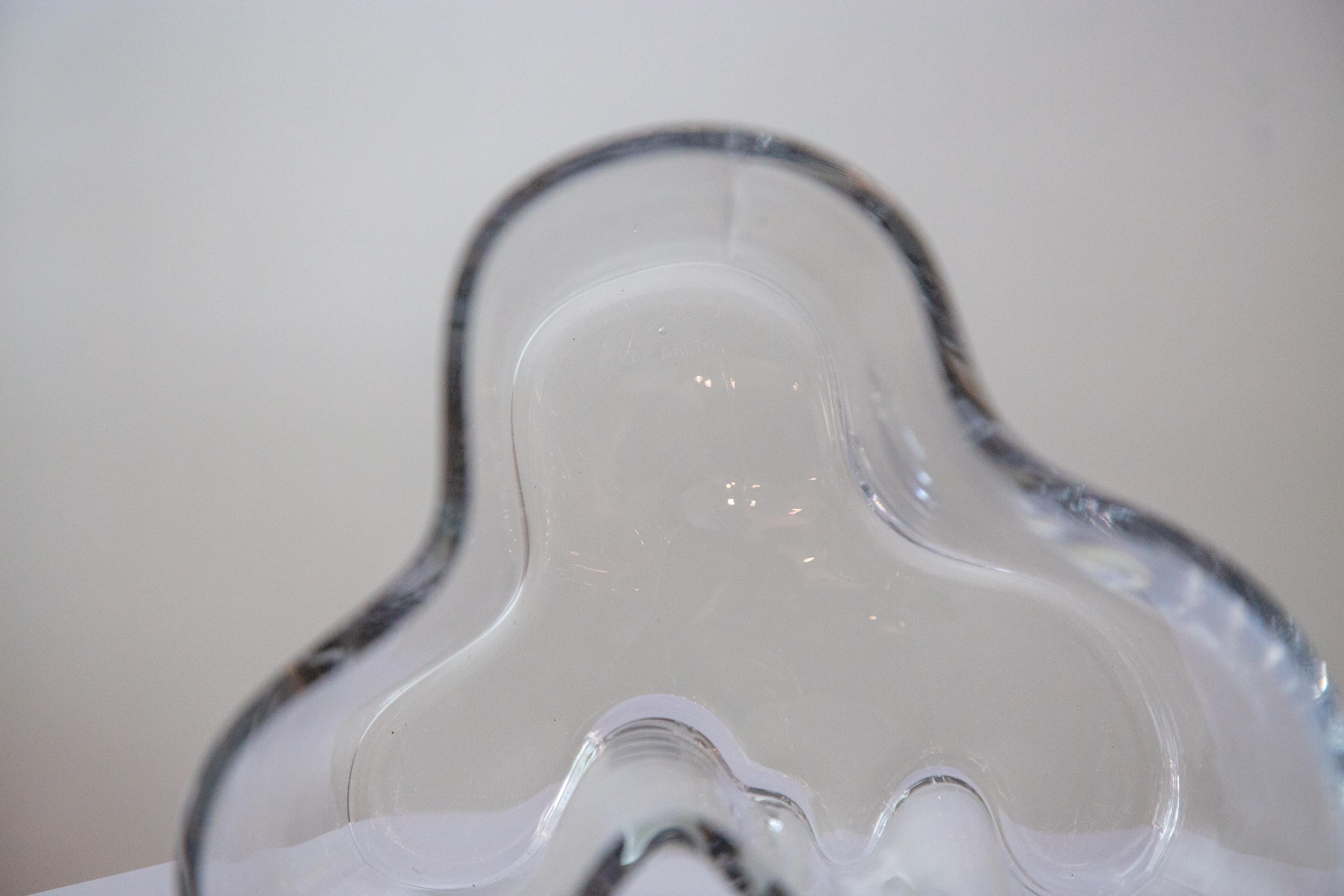 Early Alvar Aalto Large size Savoy Vase Finland 1950s Vidrio en venta