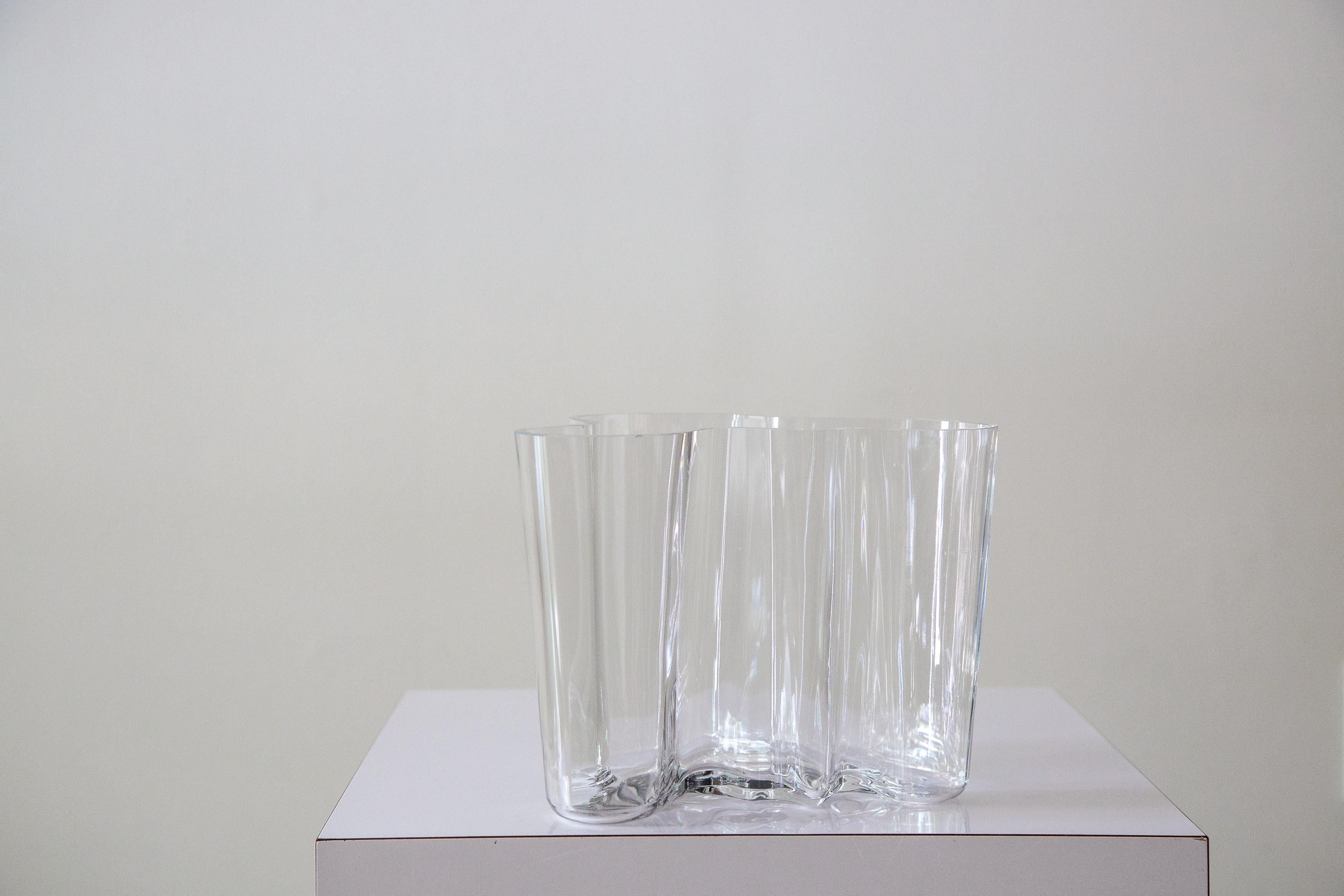 Early Alvar Aalto Large size Savoy Vase Finland 1950s en venta 1