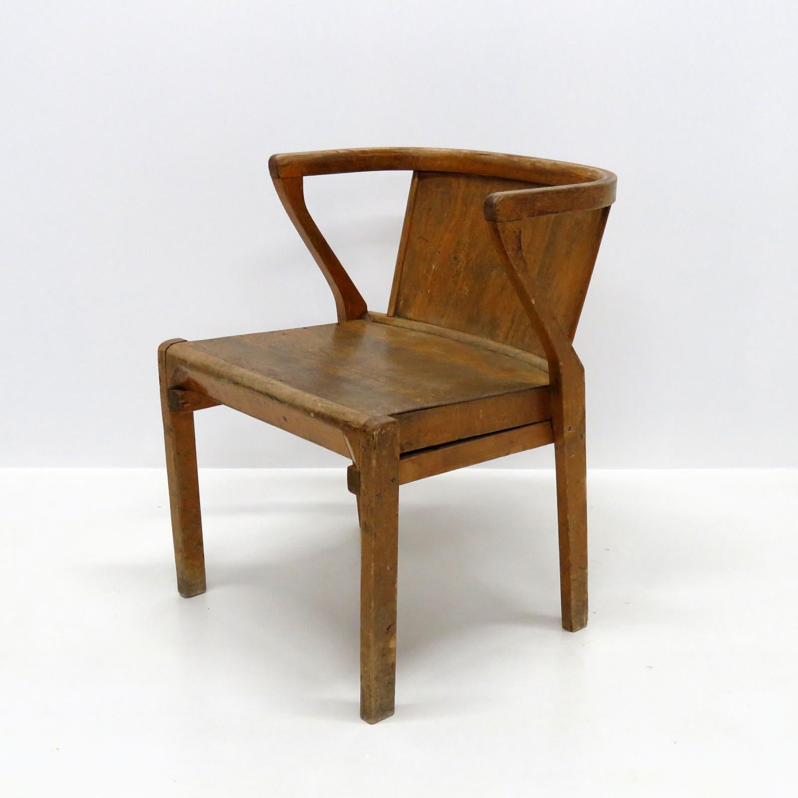 Finlandese Early Alvar Aalto 'Model 2' Arm Chair, 1930 in vendita