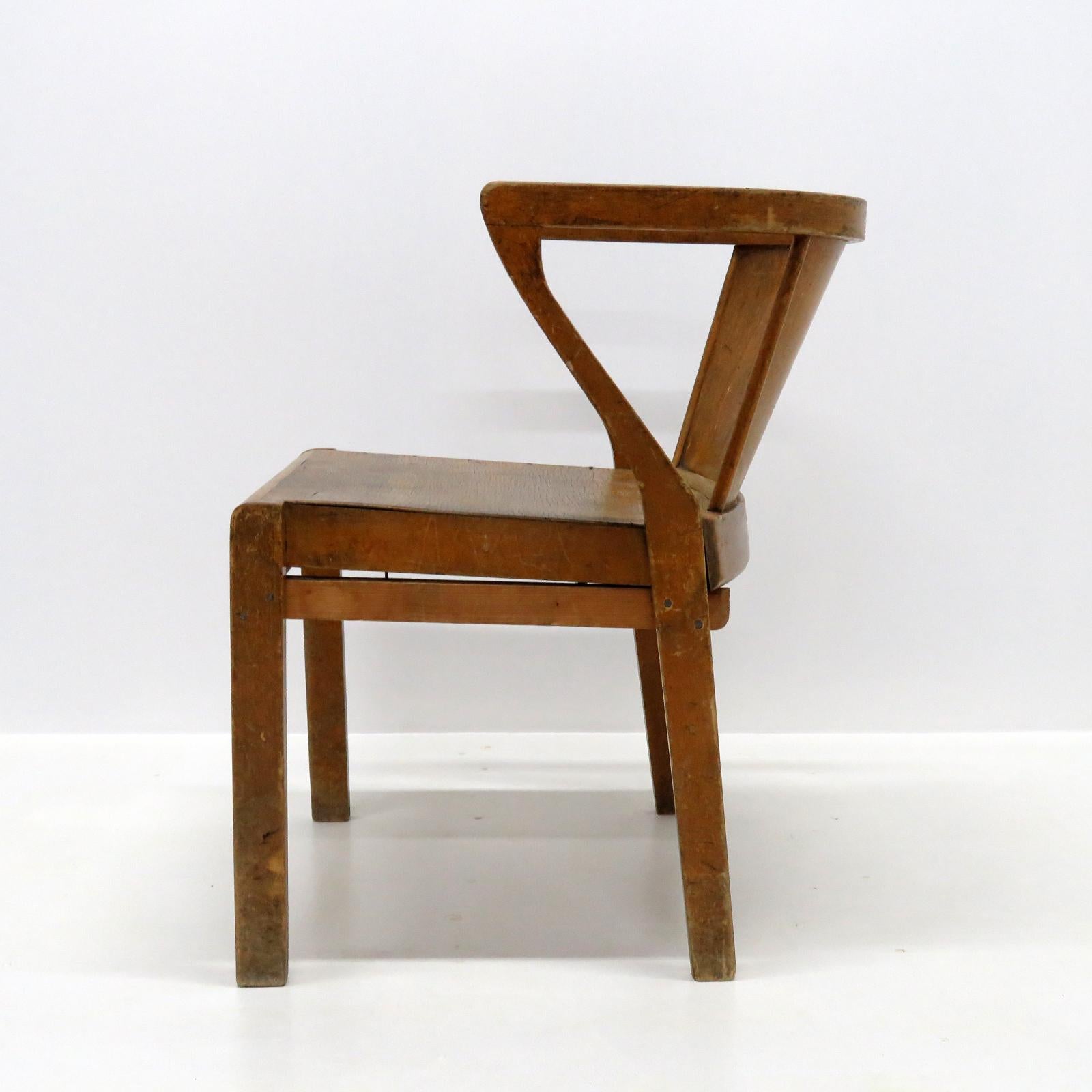 Early Alvar Aalto 'Model 2' Arm Chair, 1930 In Distressed Condition For Sale In Los Angeles, CA