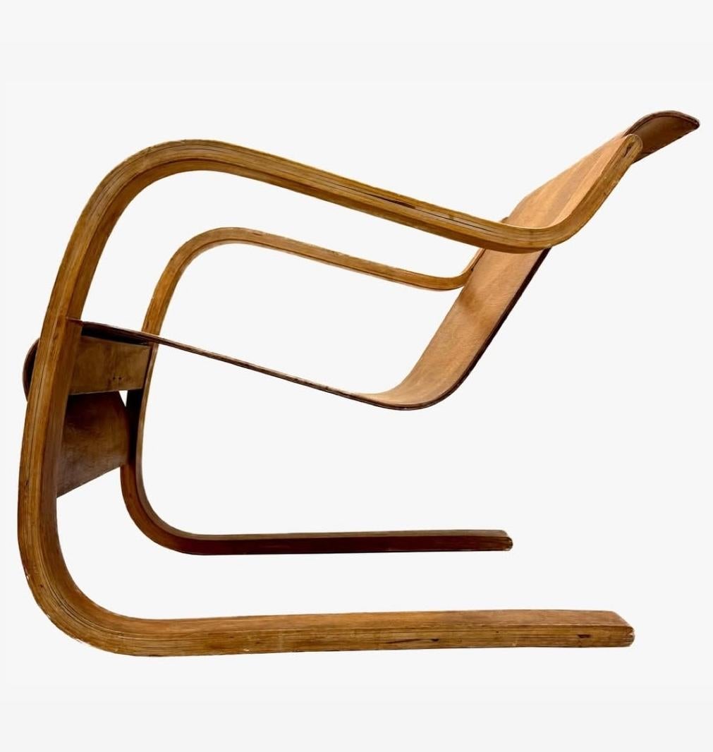Chaise en contreplaqué stratifié Alvar Aalto+Aalto nr. 31 d'époque en vente 4