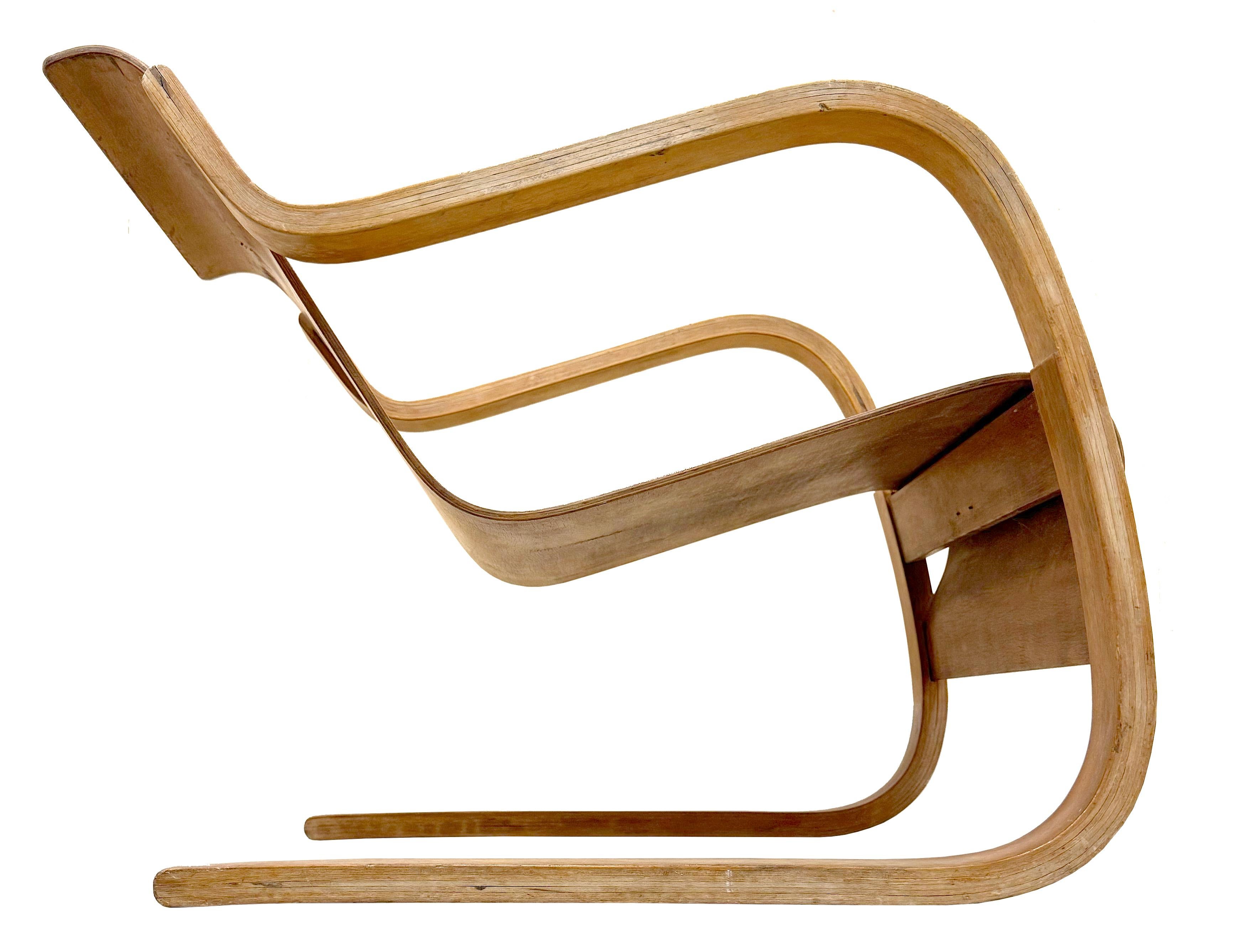 Laminé Chaise en contreplaqué stratifié Alvar Aalto+Aalto nr. 31 d'époque en vente