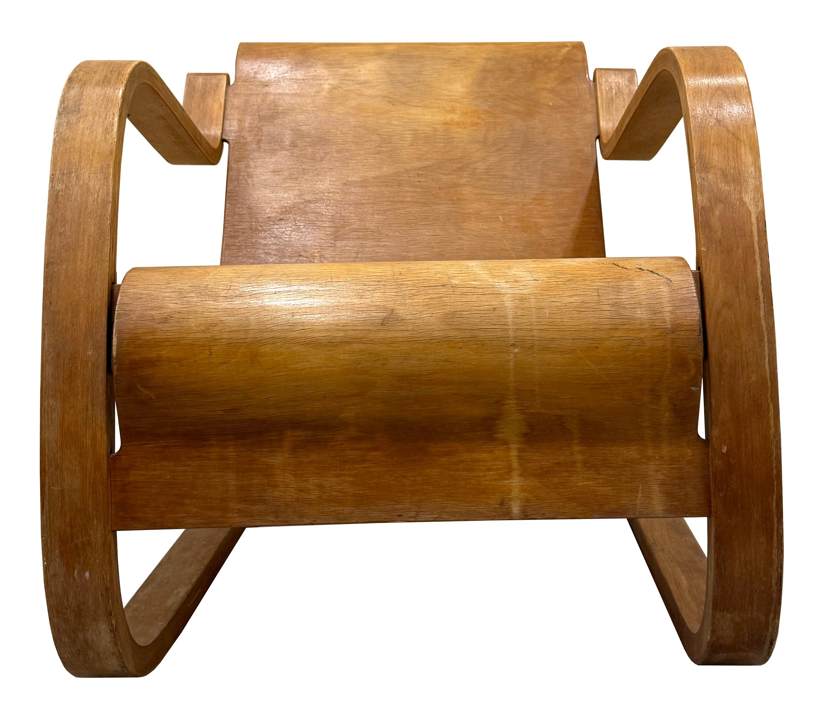 Chaise en contreplaqué stratifié Alvar Aalto+Aalto nr. 31 d'époque Bon état - En vente à Toronto, Ontario