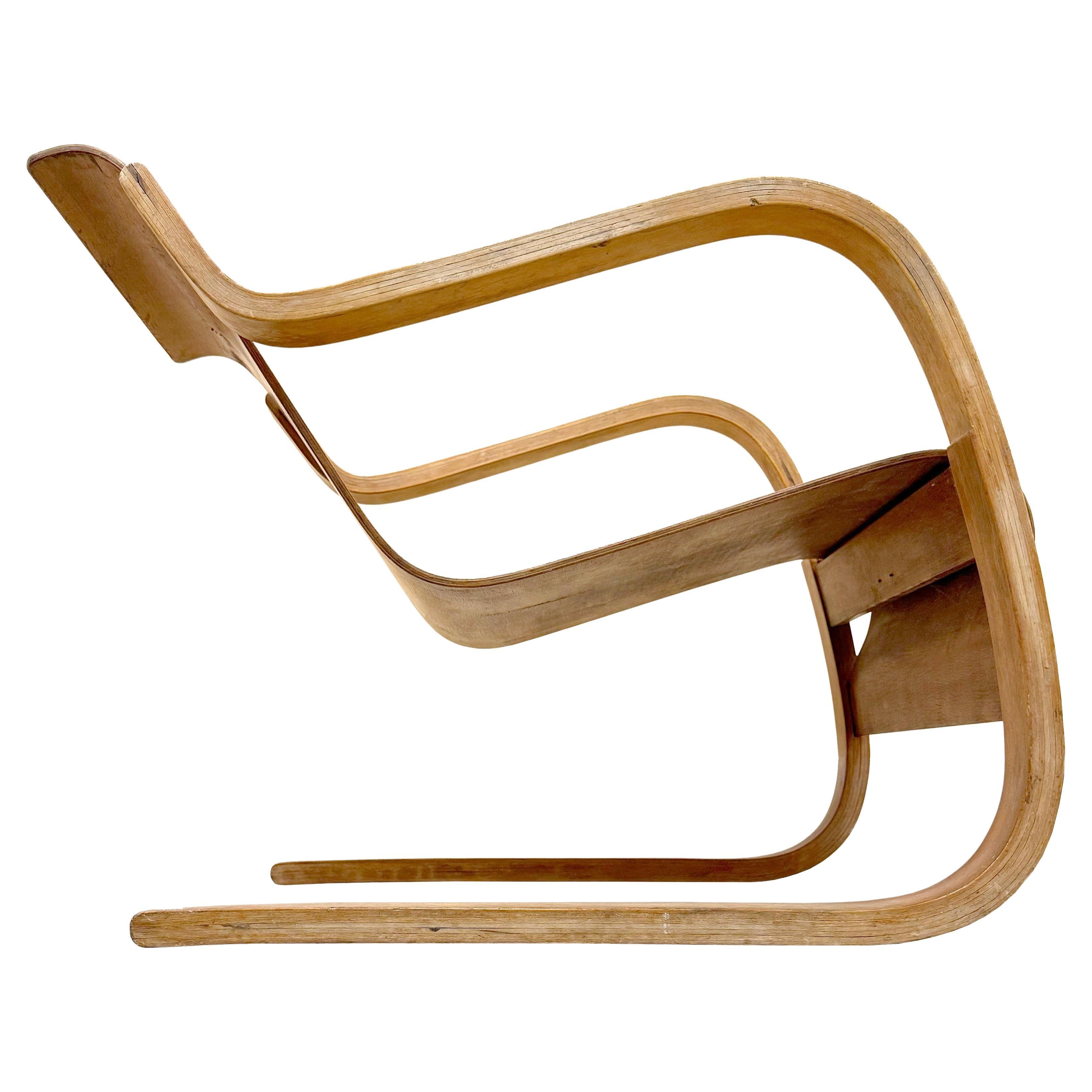 Chaise en contreplaqué stratifié Alvar Aalto+Aalto nr. 31 d'époque en vente