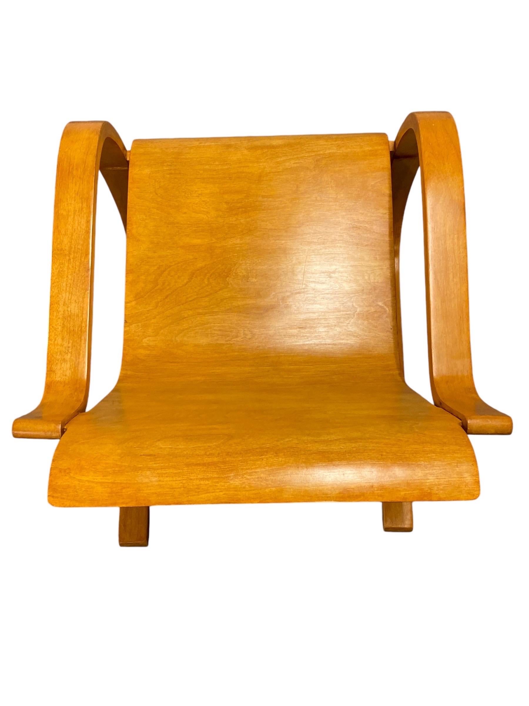Sedia a molla modello 42 di Alvar Aalto, compensato curvato e betulla, Artek anni '50 in vendita 8