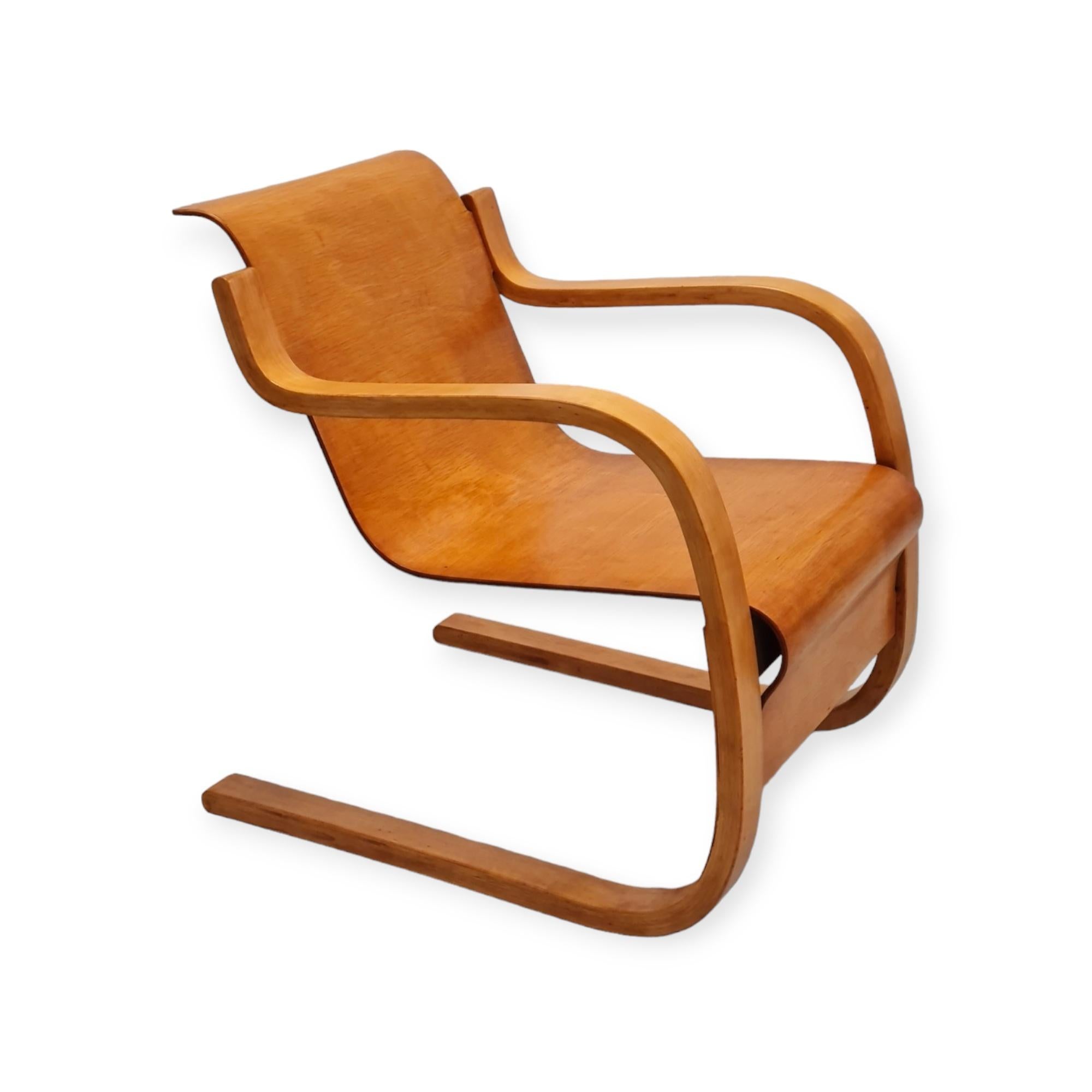 Early Alvar Aalto Spring Chair Model 42 For Artek 1940s For Sale 4