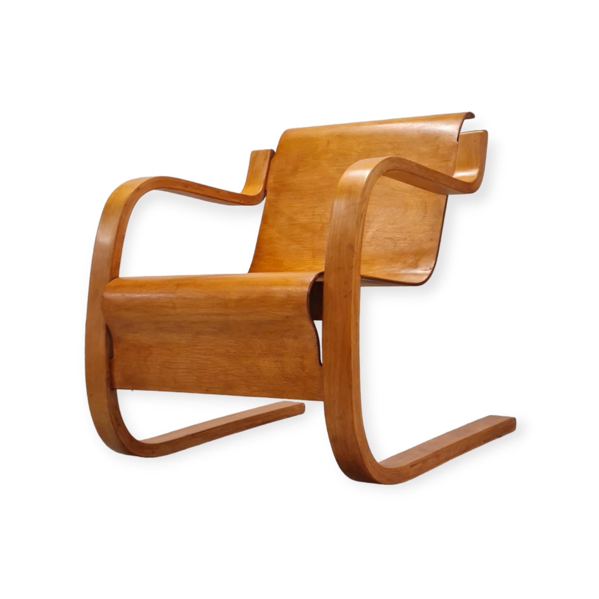 Early Alvar Aalto Spring Chair Model 42 For Artek 1940s For Sale 5