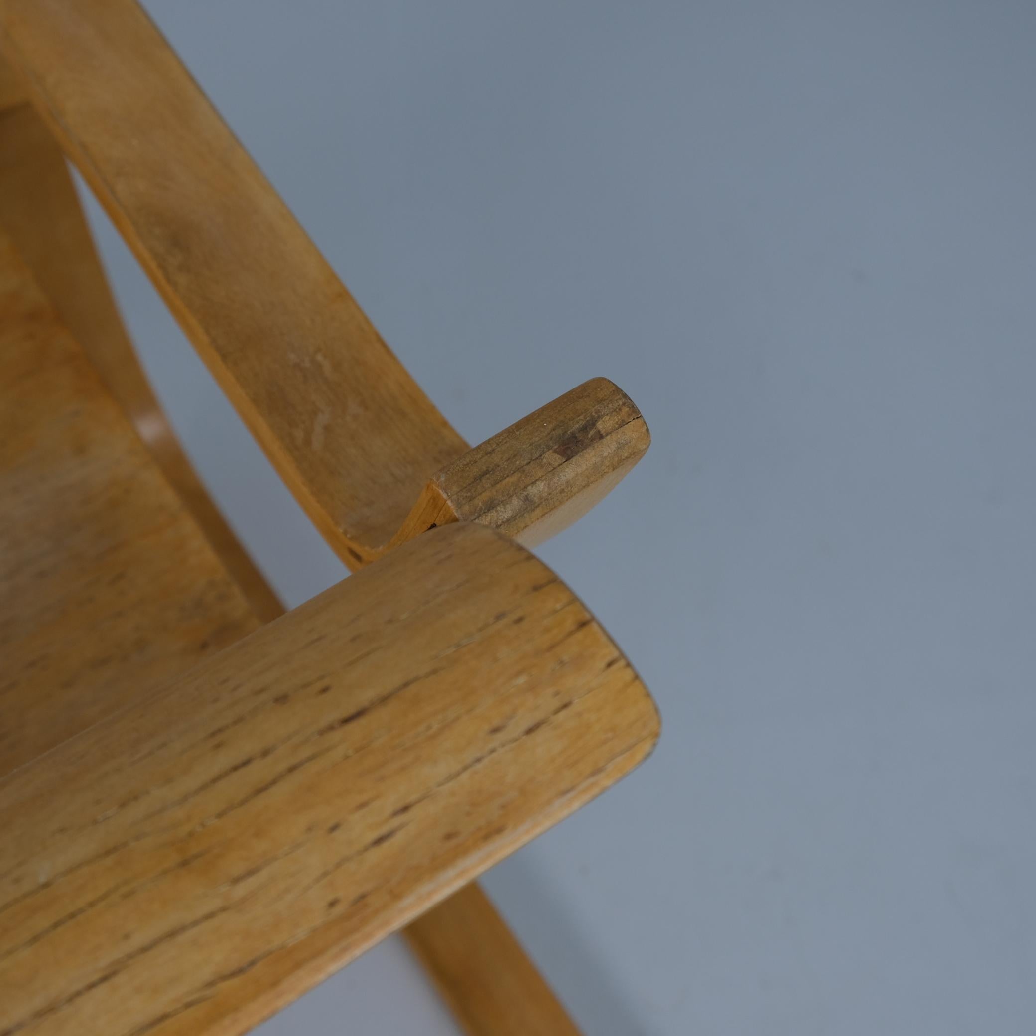 Bouleau Early Alvar Aalto Spring Chair Model 42, Silver Birch and Birch, Artek 1950s en vente