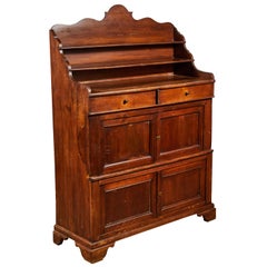 Early American Carved Walnut Server
