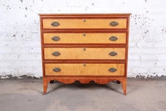 Early American Cherry and Birch Bureau Attributed to Asahel Jones, Vermont, 1810