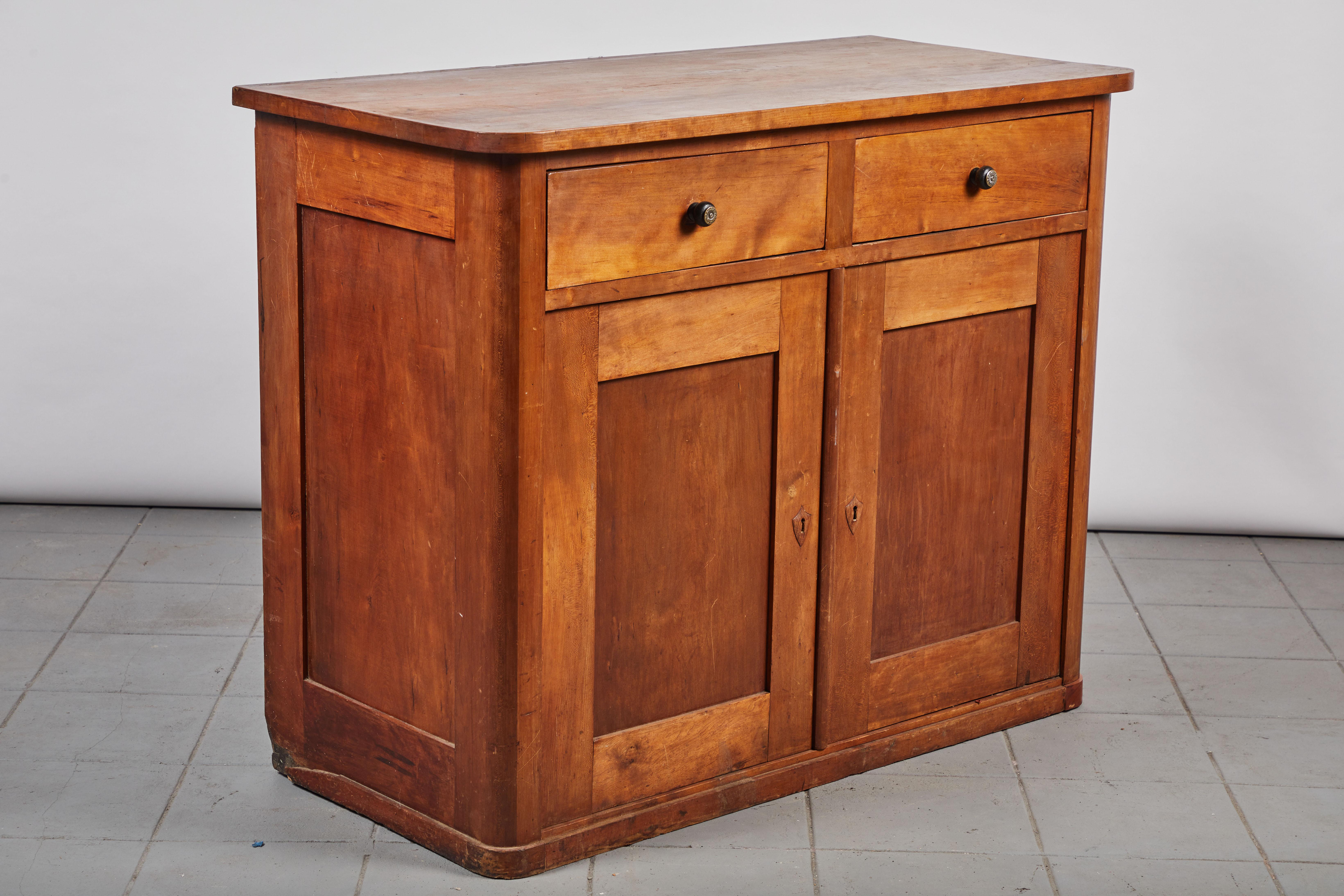 Early American Cherry Two-Door Two-Drawer Cabinet 2