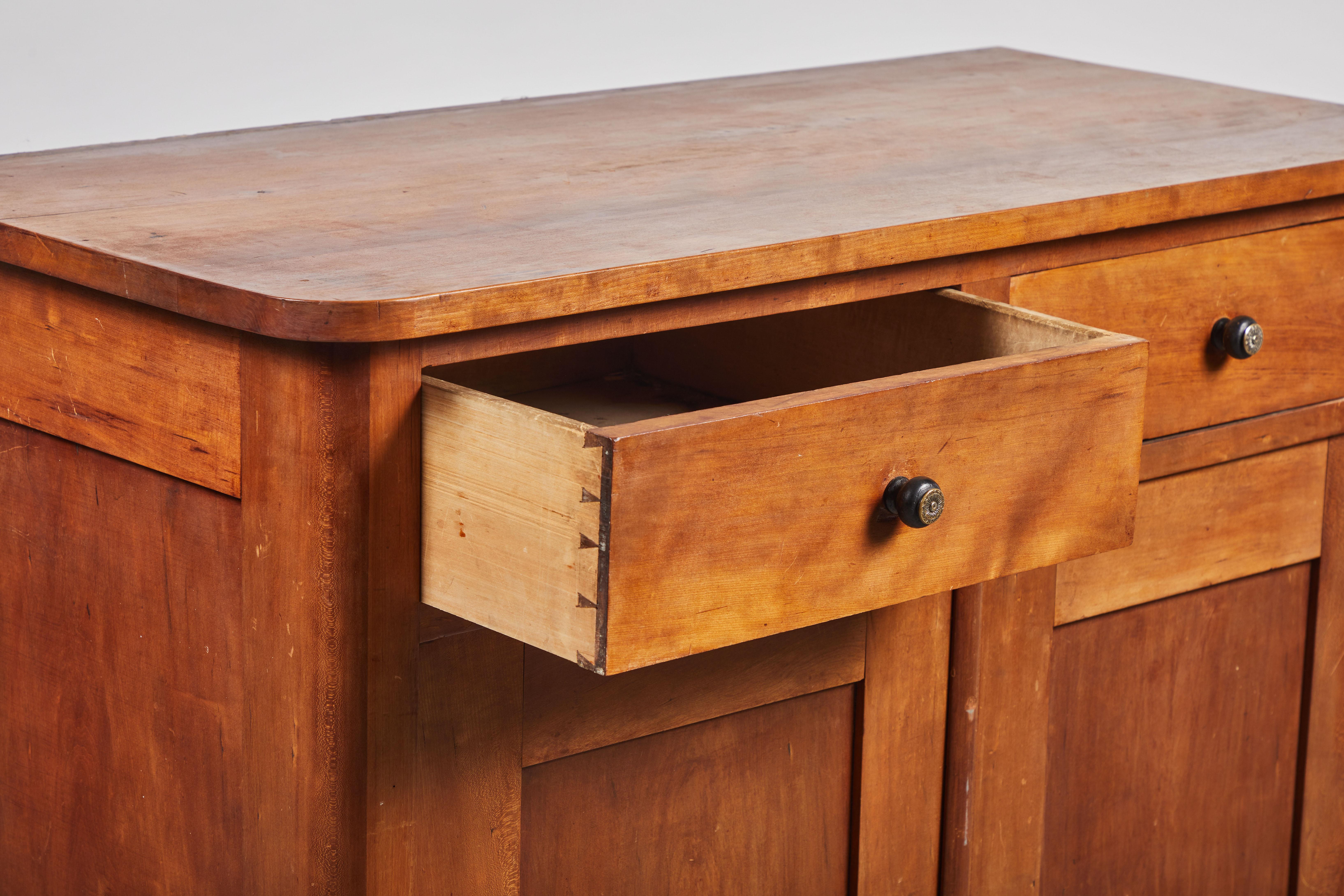 Early American Cherry Two-Door Two-Drawer Cabinet 3