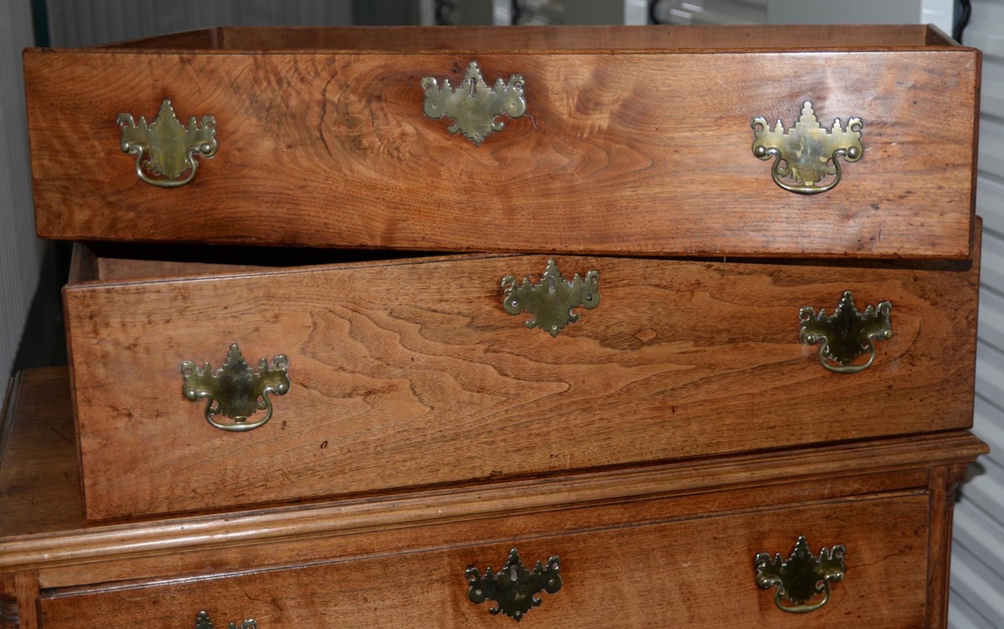 Early American Chippendale Period Maple Chest of Drawers For Sale 2