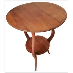 Early American Classical Two Tier Occasional Table