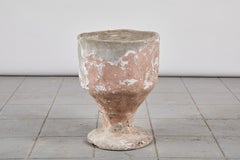 Early American Concrete Footed Urn