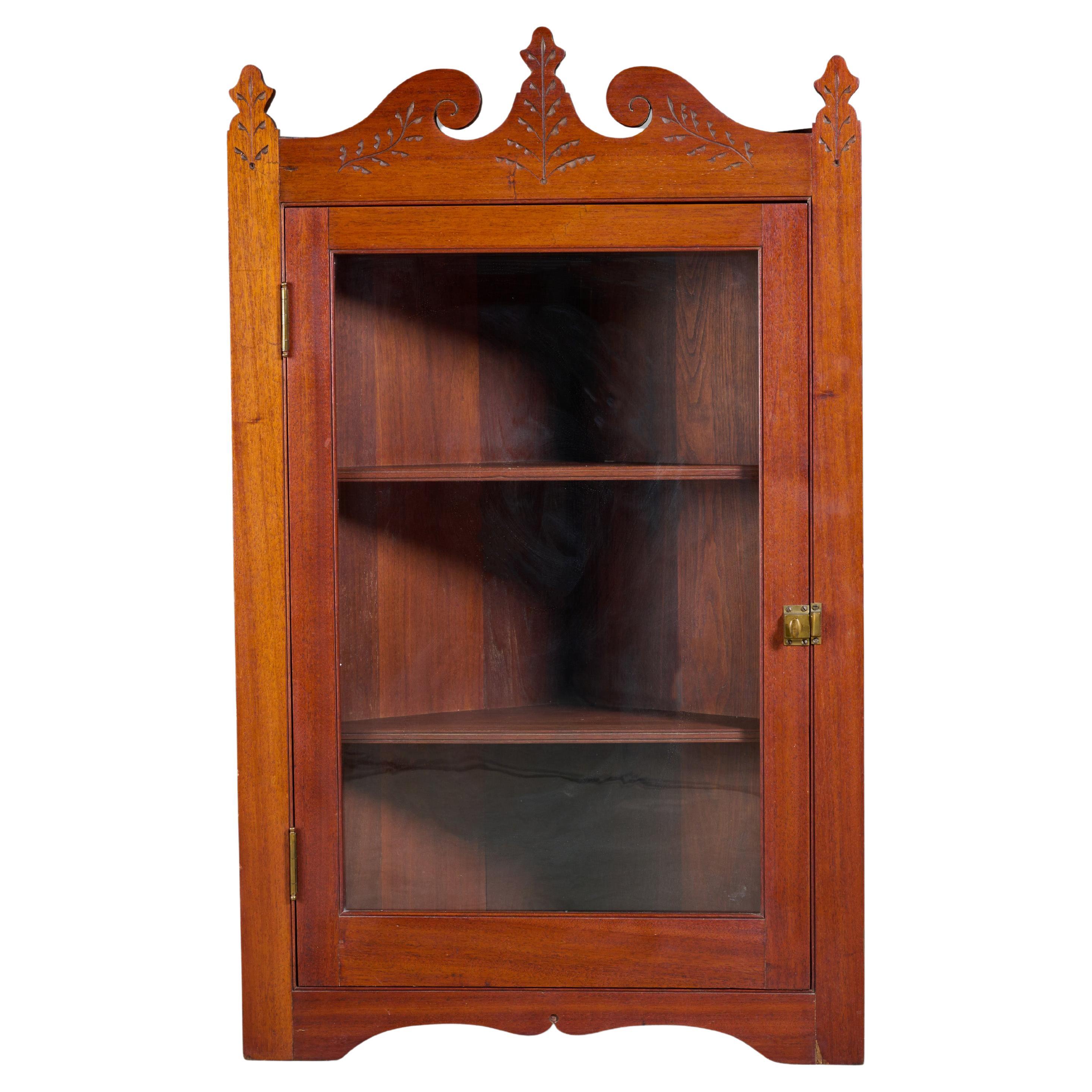 Carved Wood Corner China at 1stDibs